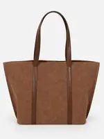 BIZOU BIZOU-SAC À MAIN BRUN PÂLE EFFET SUÈDE-7301