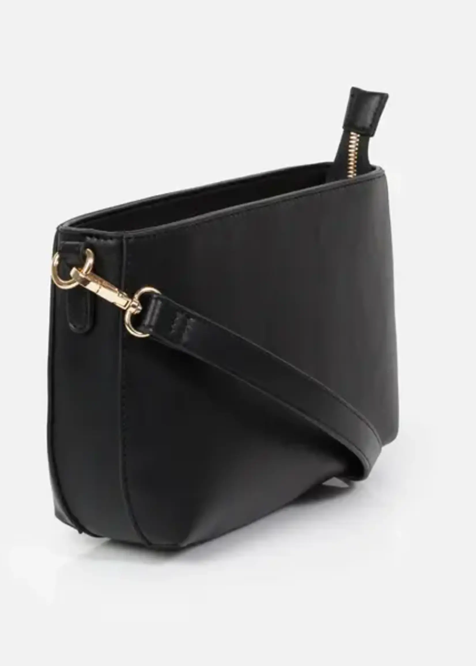 BIZOU BIZOU-SAC À MAIN NOIR LISSE-7387