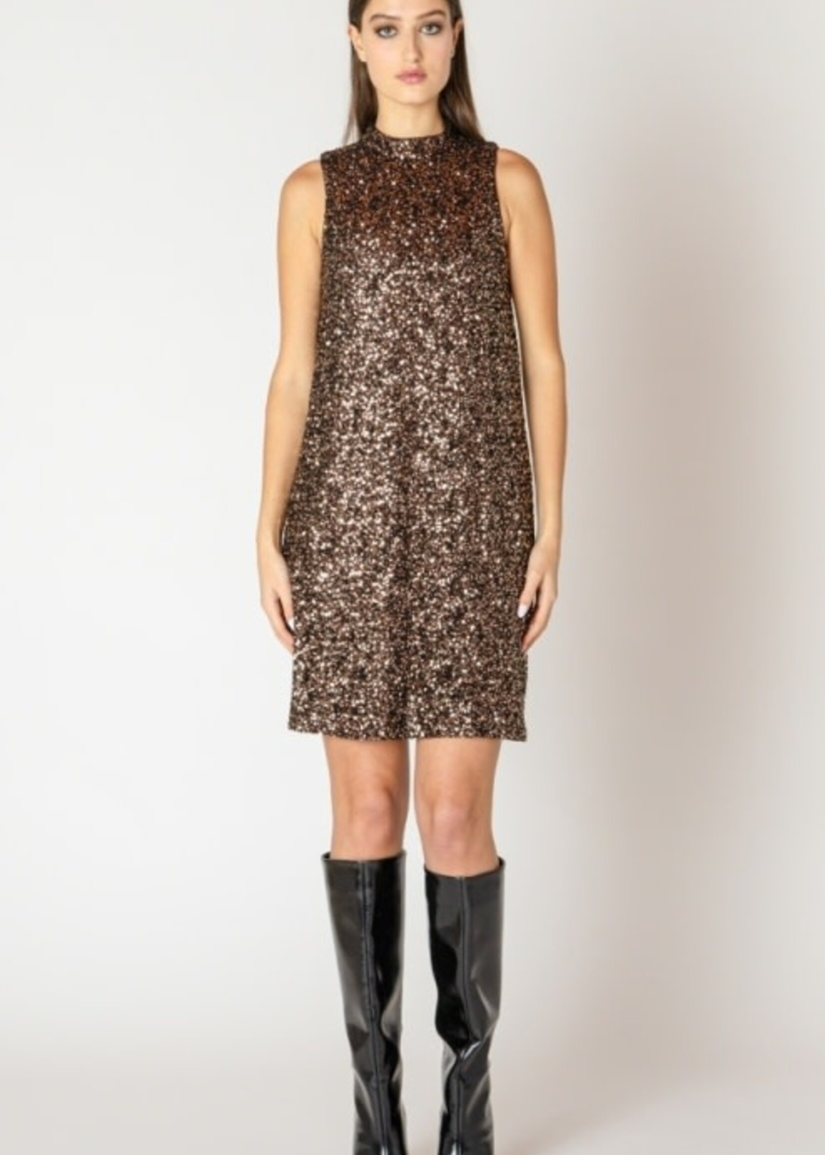 BLACK TAPE BLACKTAPE-ROBE SEQUIN-2622507T