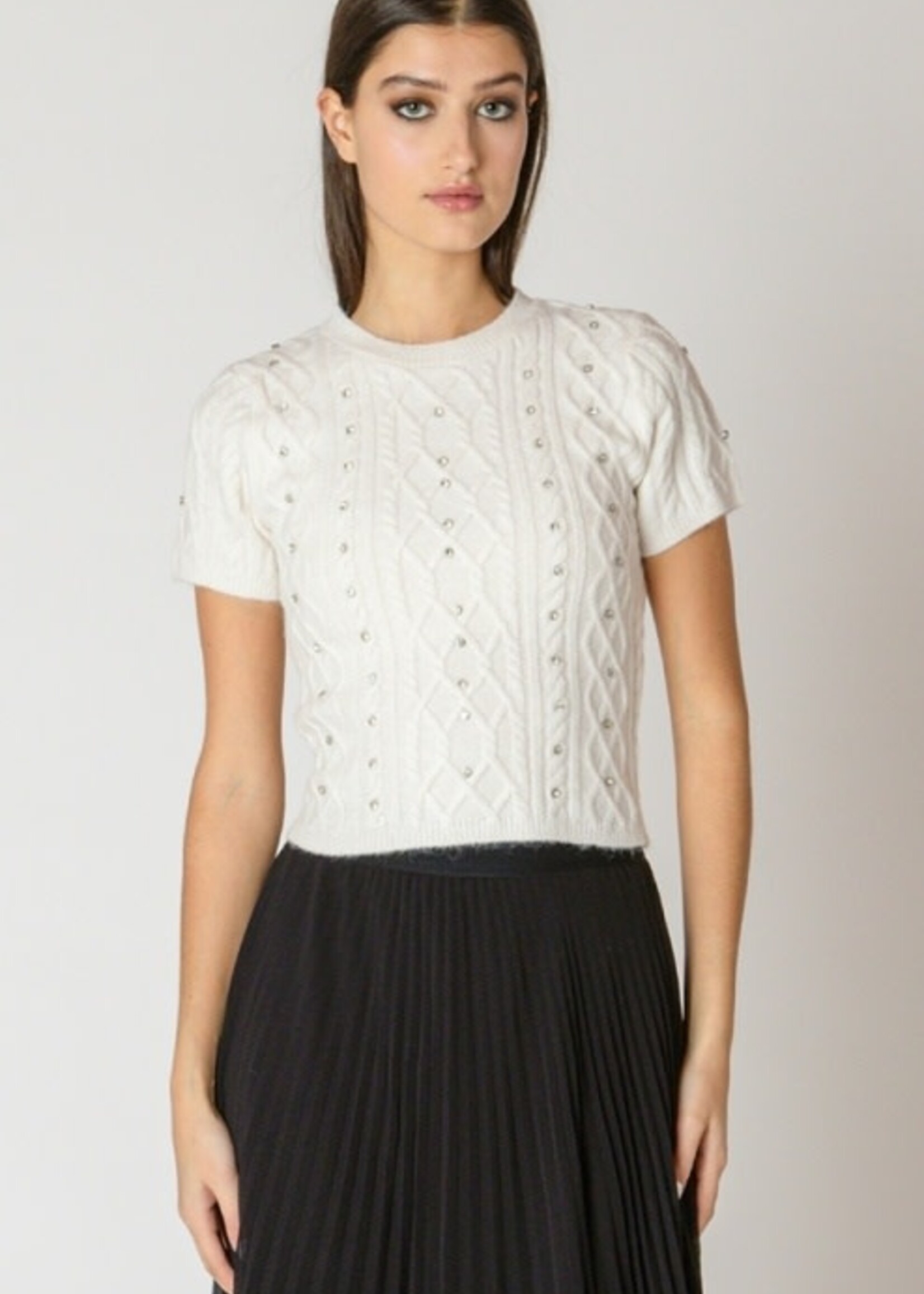 BLACK TAPE BLACK TAPE-GILET CHIC AVEC BRILLANTS-2627019T