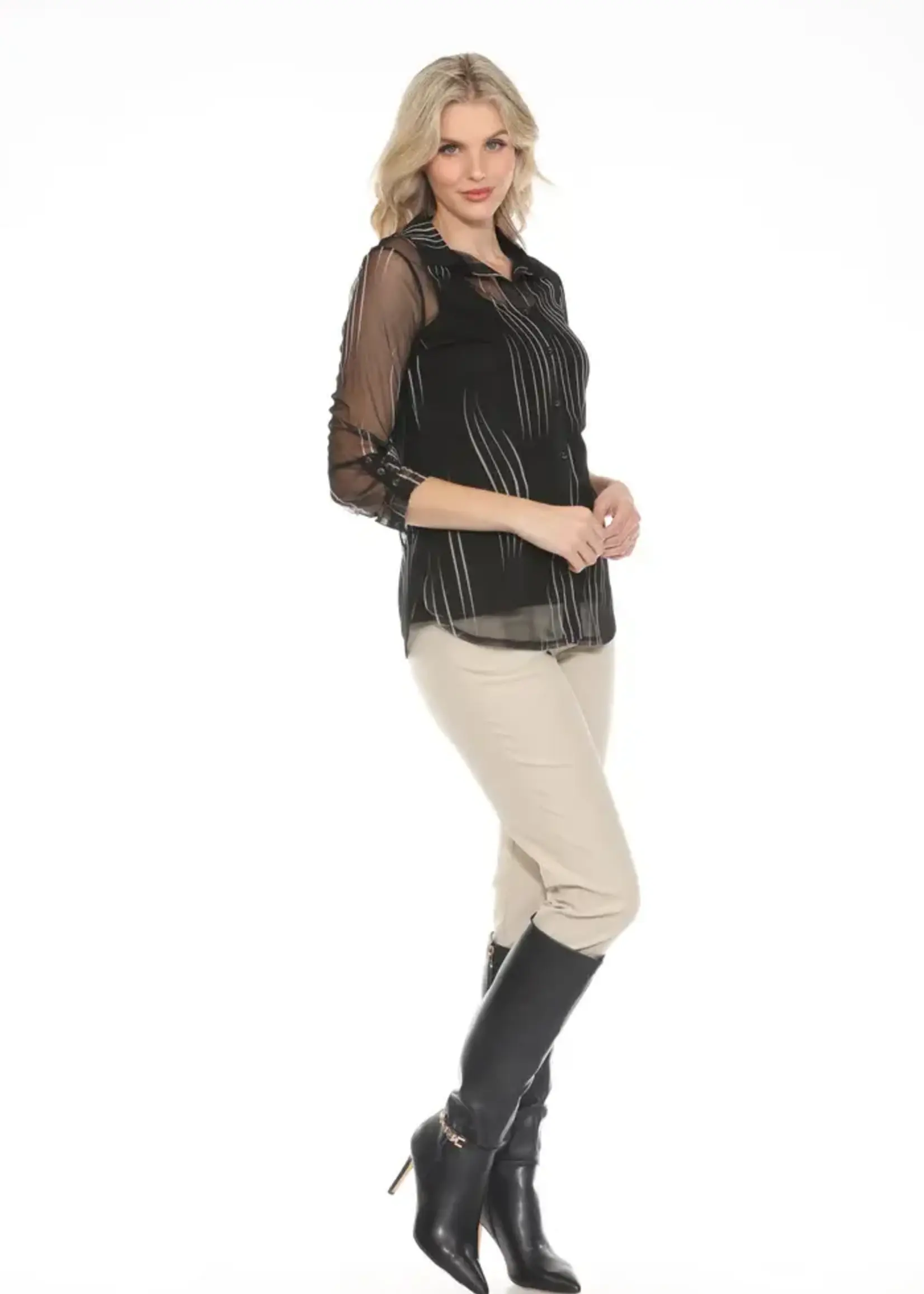 TANGOMANGO NEW LABEL-CHEMISIER TRANSPARENT-89024