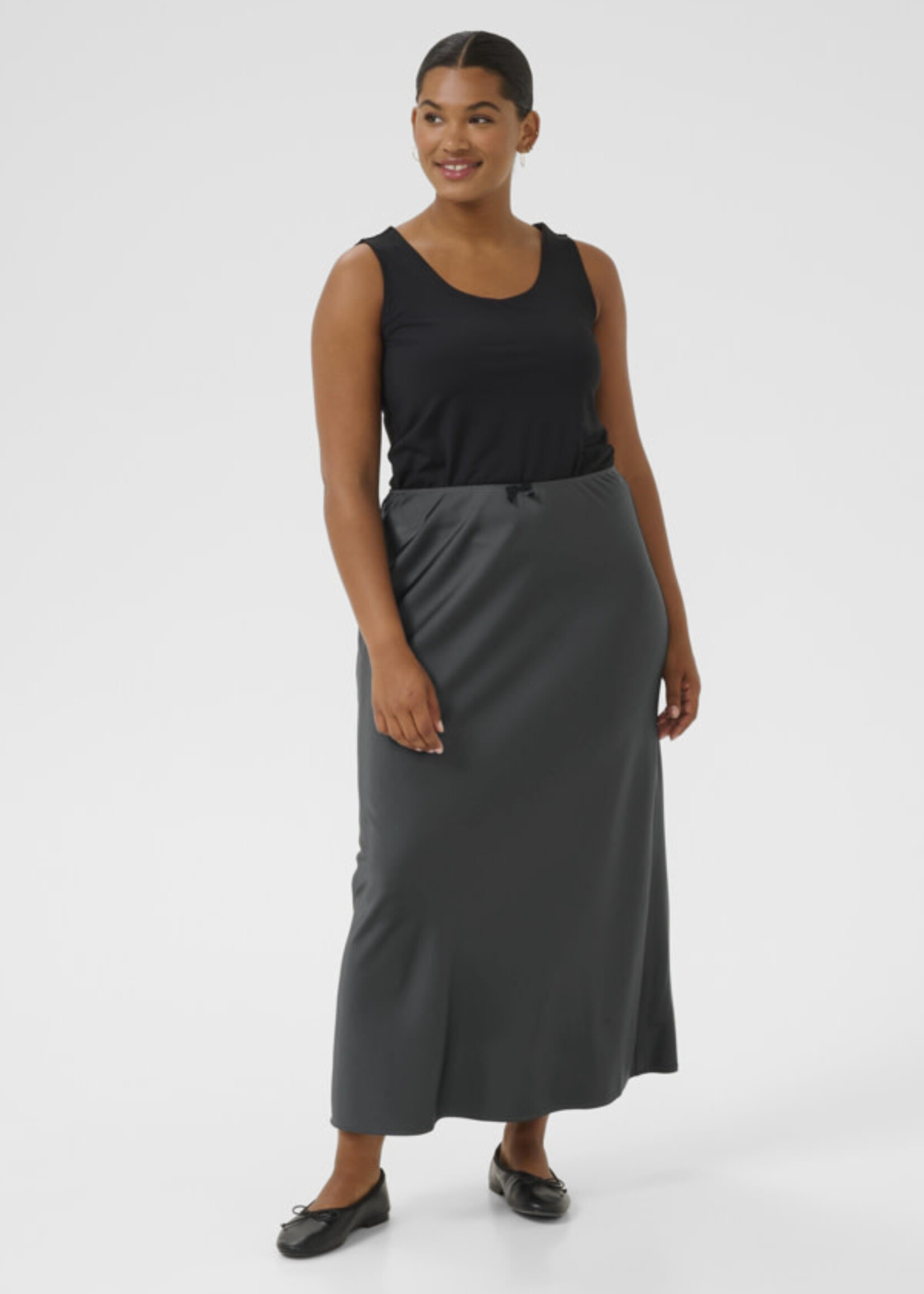 KAFFE CURVE KAFFE CURVE-JUPE LONGUE-10583656