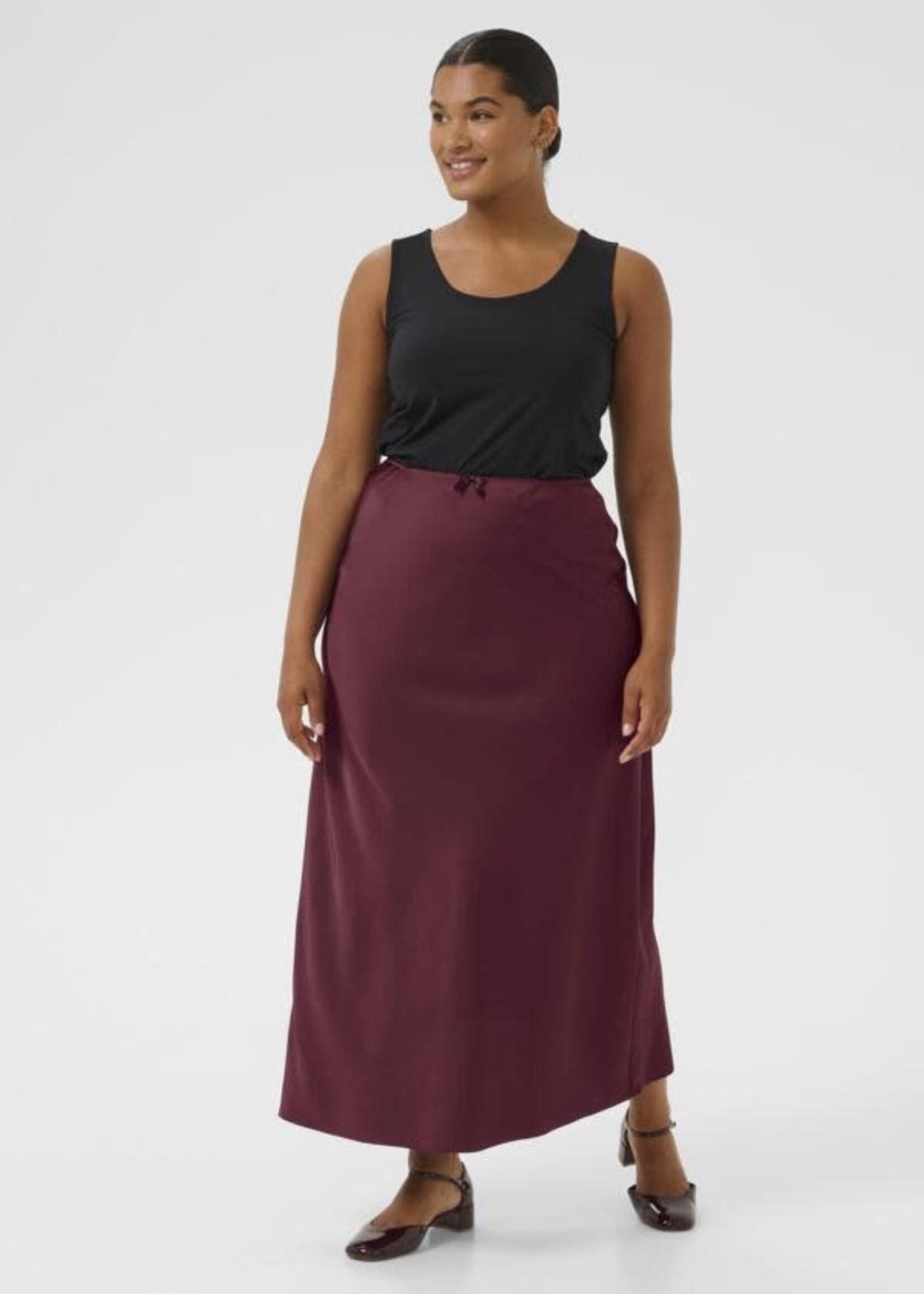 KAFFE CURVE KAFFE CURVE-JUPE LONGUE-10583656