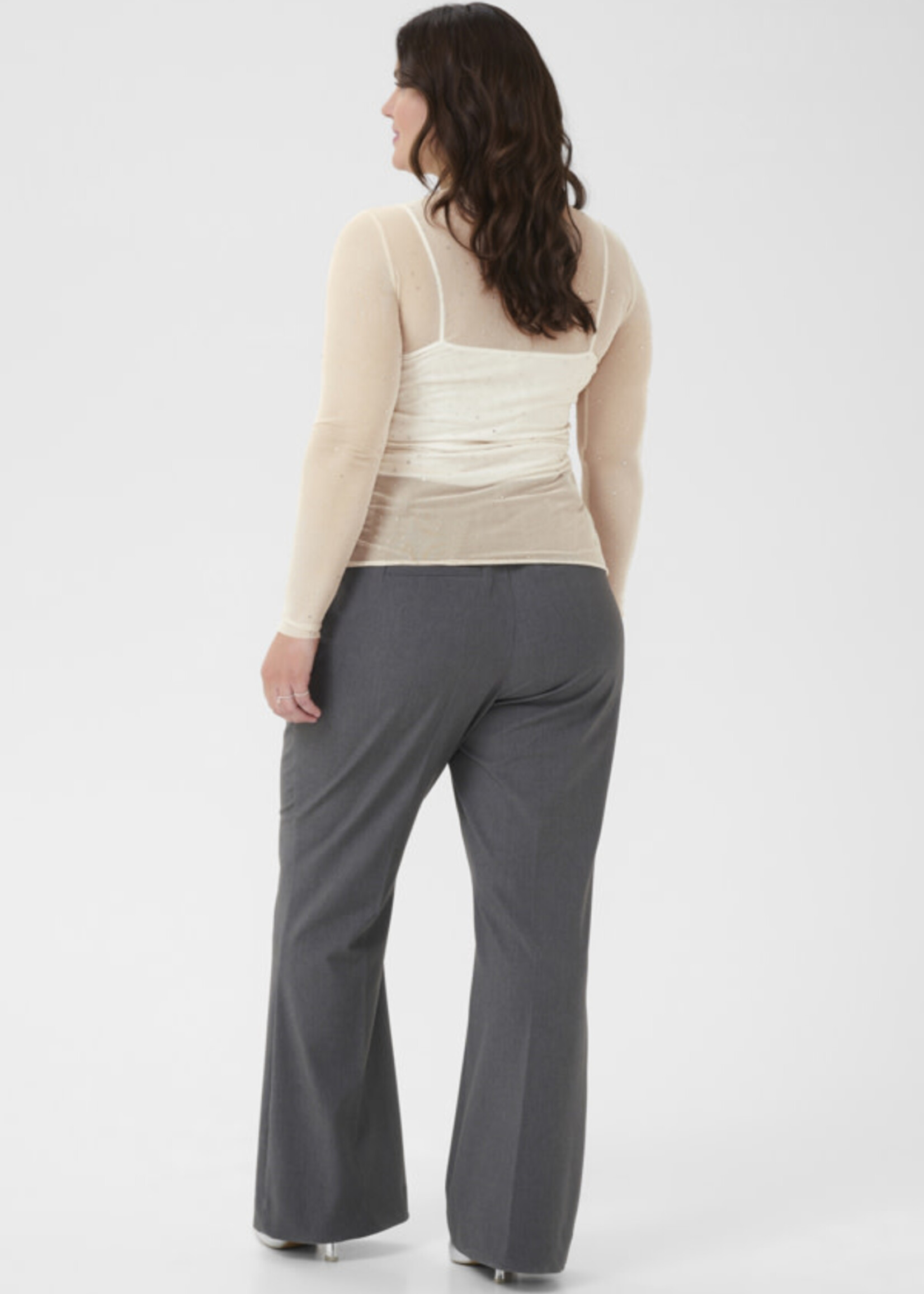 KAFFE CURVE KAFFE CURVE-CHANDAIL MESH BRILLANT-10583839
