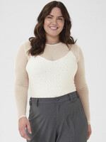 KAFFE CURVE KAFFE CURVE-CHANDAIL MESH BRILLANT-10583839