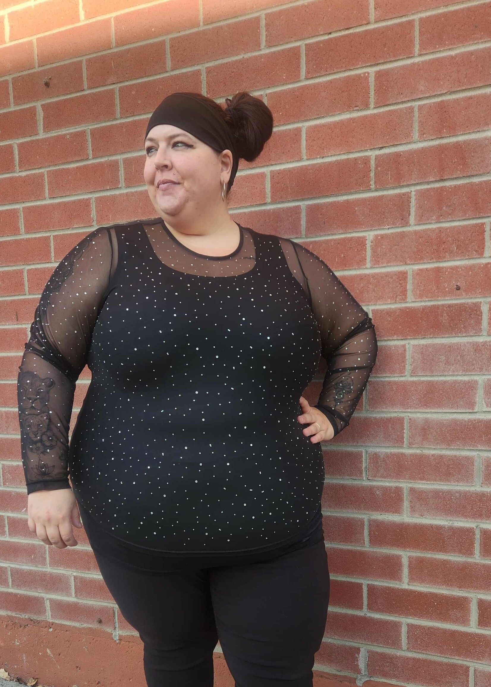 KAFFE CURVE KAFFE CURVE-CHANDAIL MESH BRILLANT-10583839