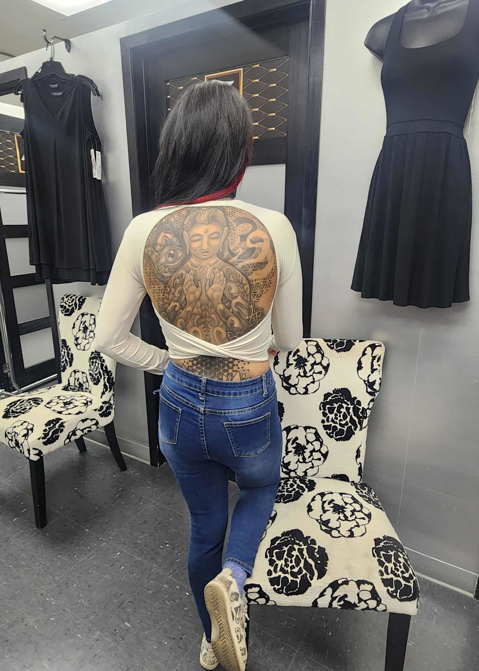 MP COLLECTION MP COLLECTION-CHANDAIL OPEN BACK