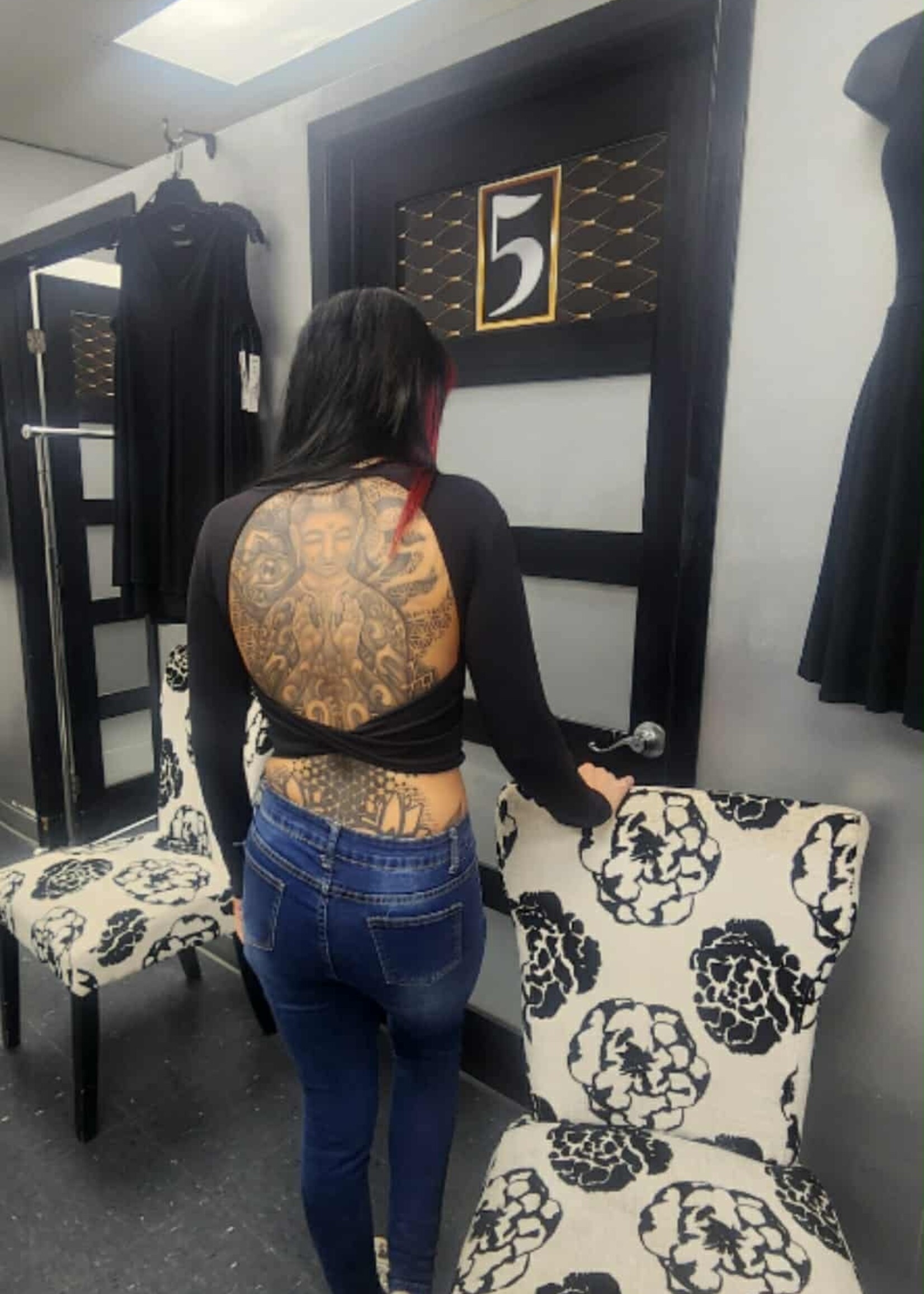 MP COLLECTION MP COLLECTION-CHANDAIL OPEN BACK