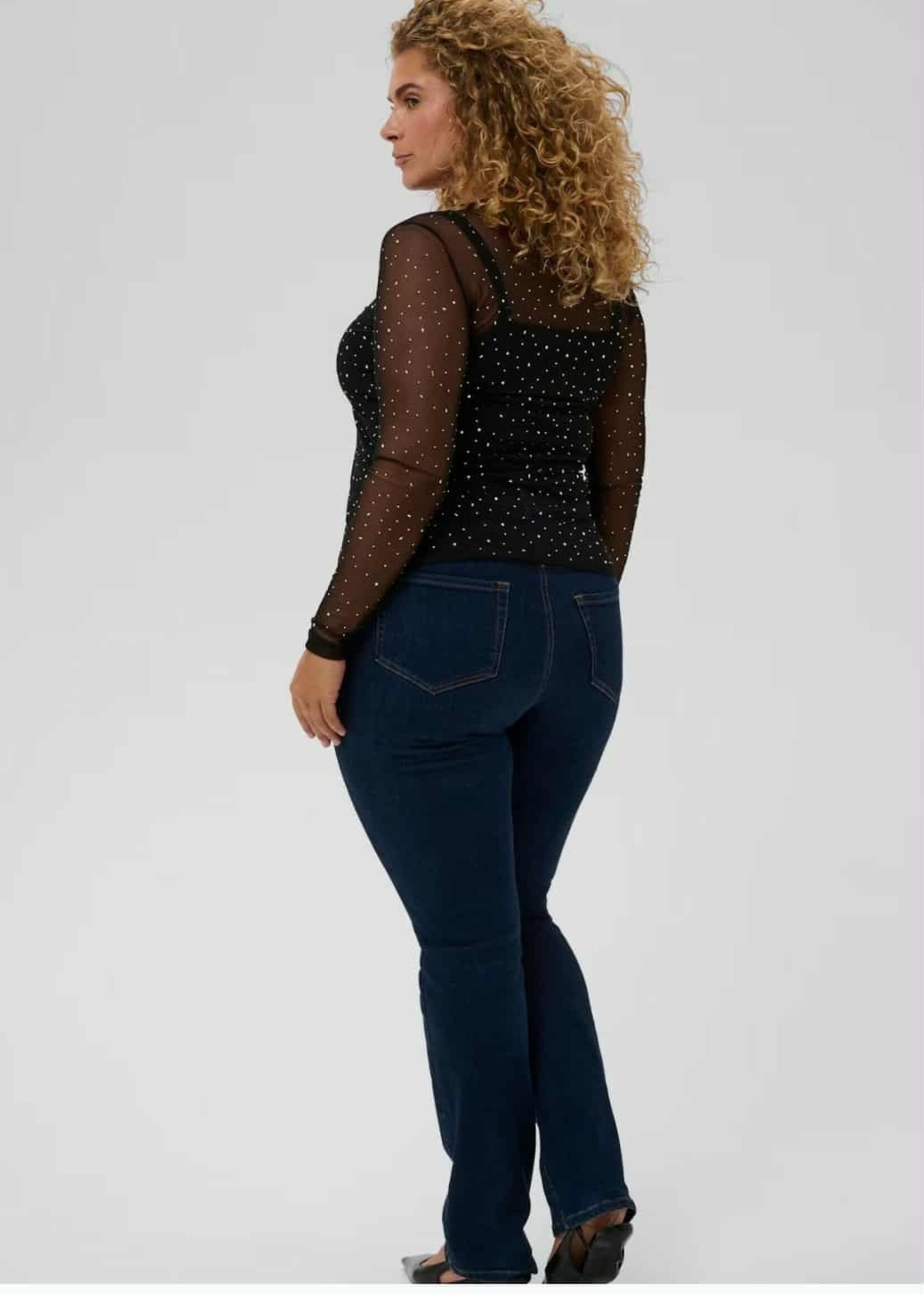 KAFFE CURVE KAFFE CURVE-CHANDAIL MESH BRILLANT-10583839