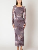 DEX BLACK TAPE-ROBE LONGUE MESH-2622000T