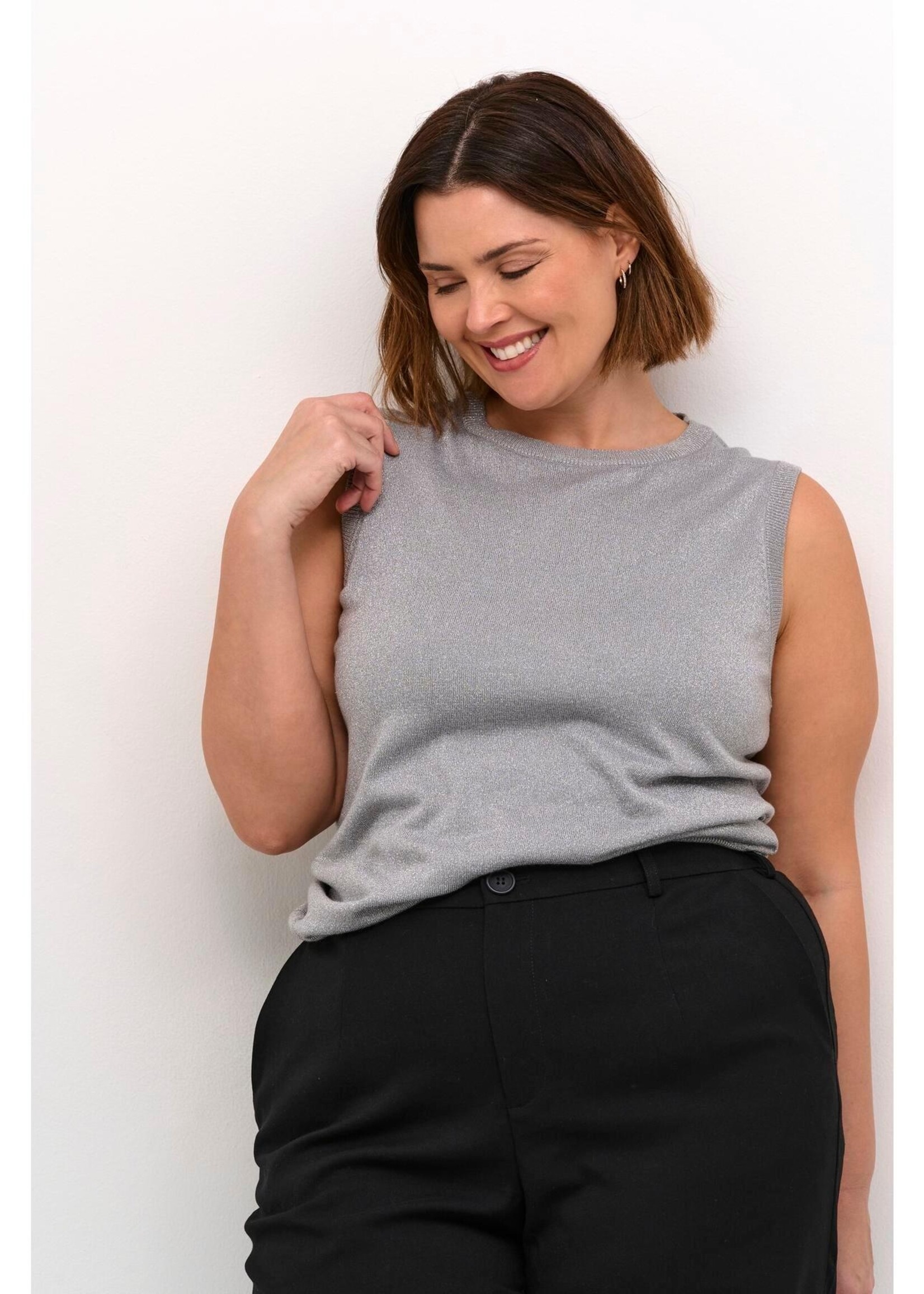 KAFFE CURVE KAFFE CURVE-DÉBARDEUR BRILLANT-10582772