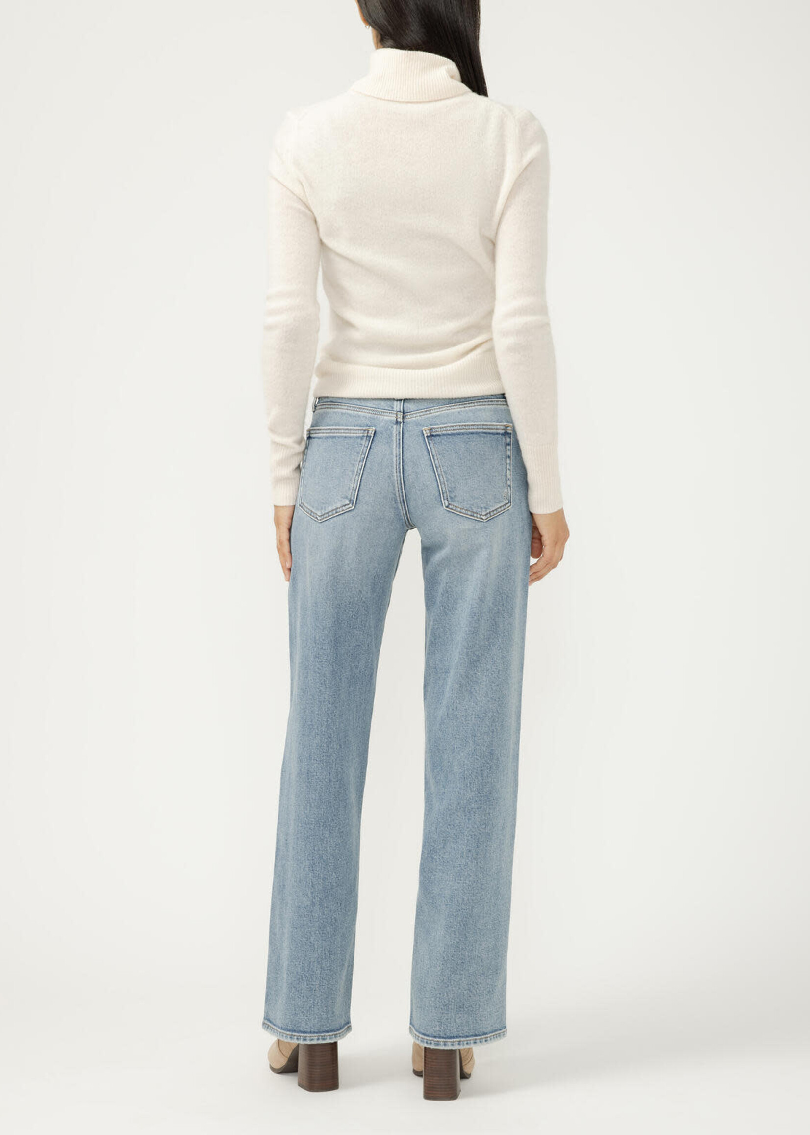 SILVER JEANS SILVER JEANS-LOOSE AND LOW RISE JAMBE DROITE-L26412AGR221