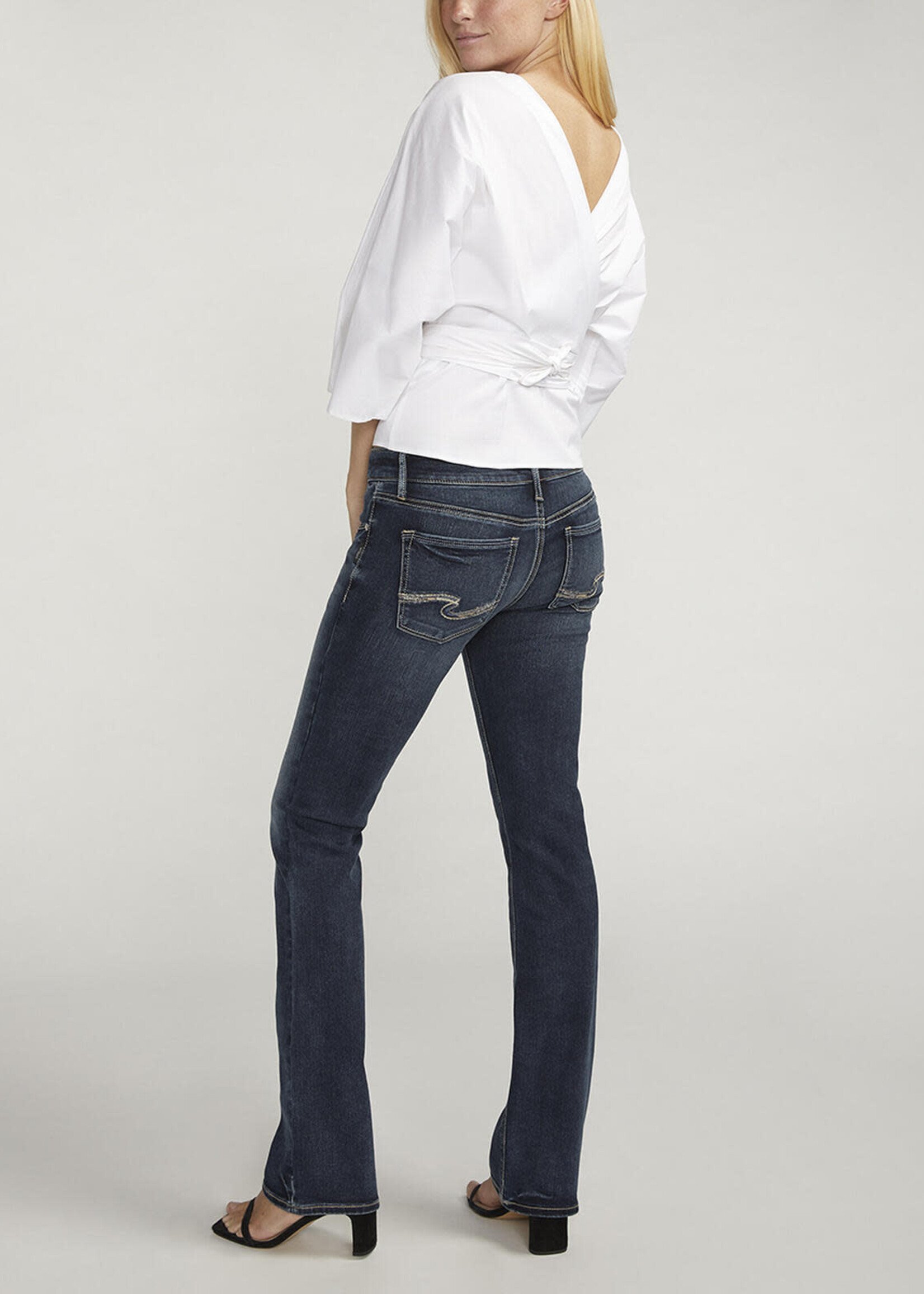 SILVER JEANS SILVER JEANS-BRITT SLIM BOOTCUT JEANS-L90601EDB410