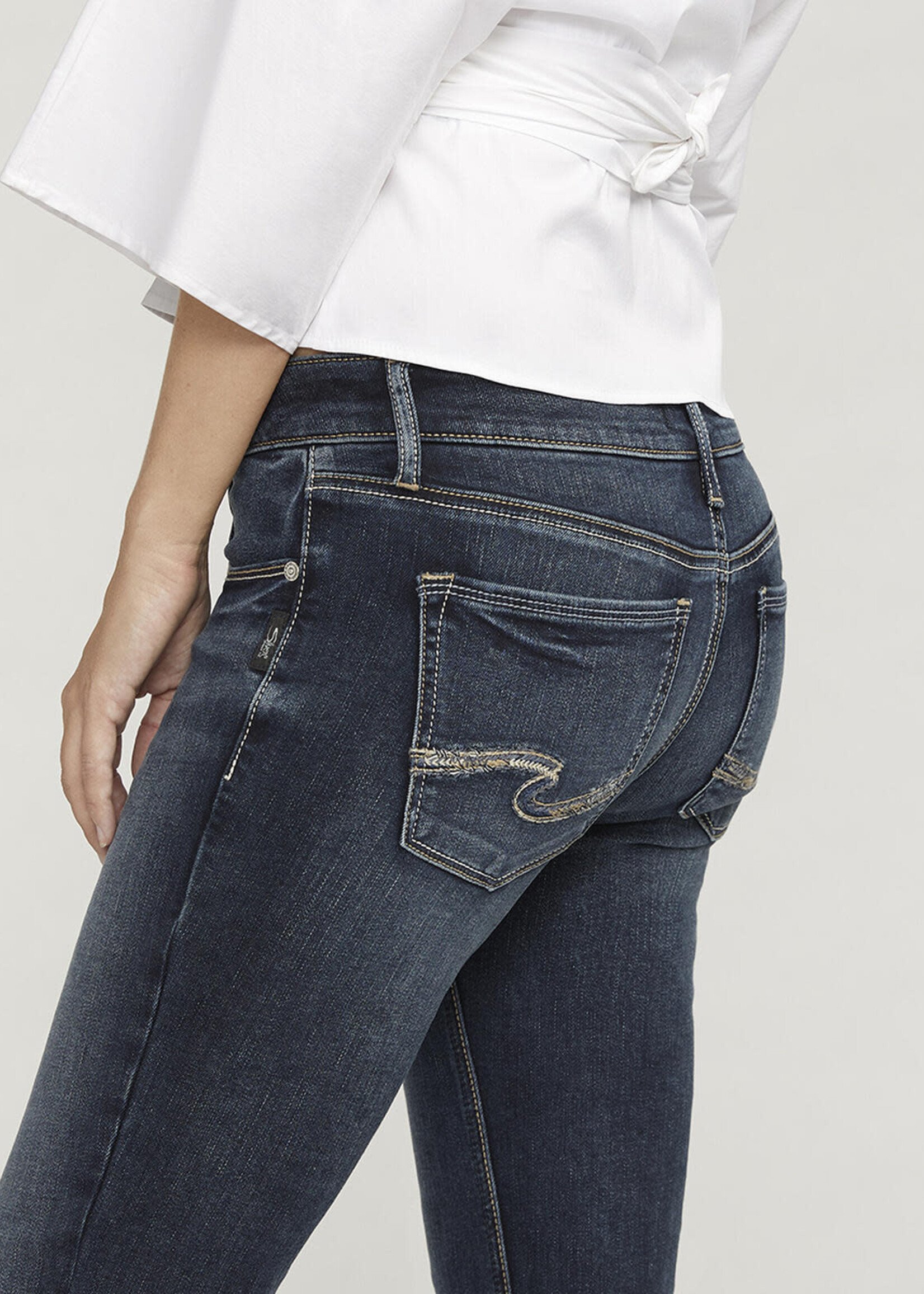 SILVER JEANS SILVER JEANS-BRITT SLIM BOOTCUT JEANS-L90601EDB410