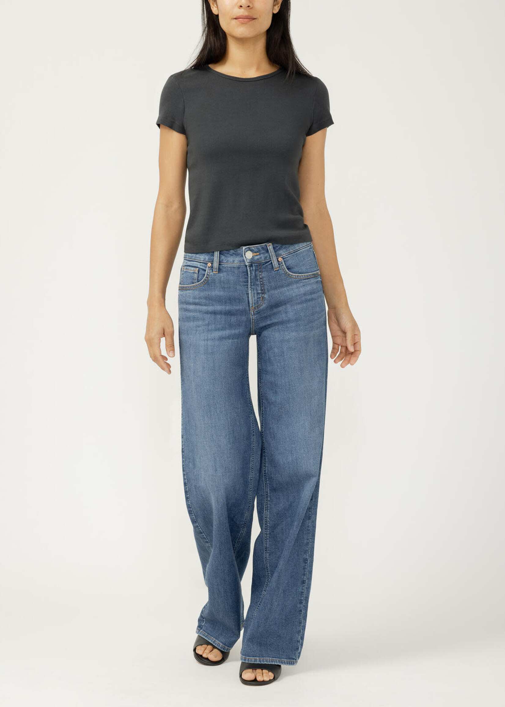 SILVER JEANS SILVER JEANS-SUKI MID RISE WIDE LEG-L93905CKF326