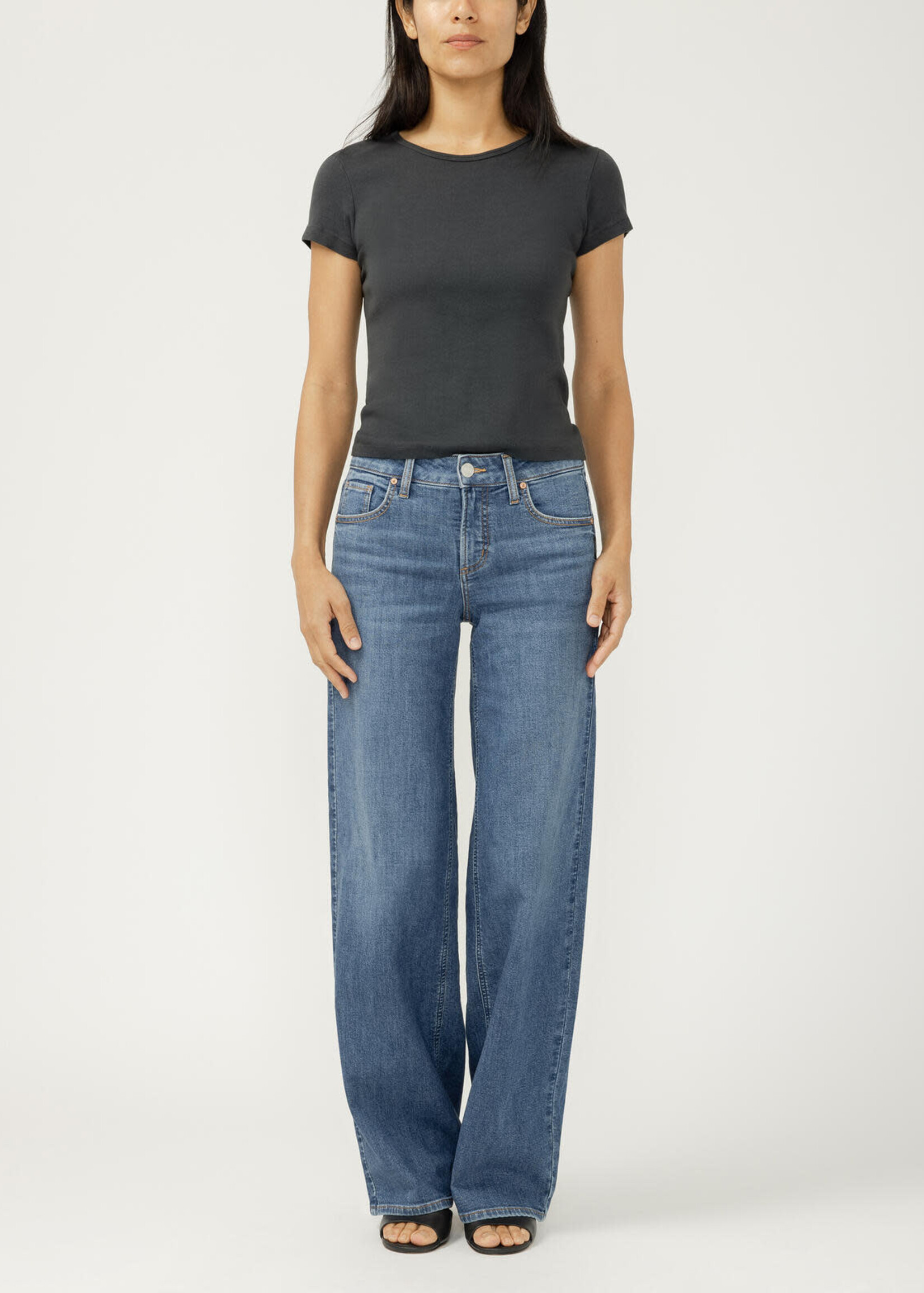 SILVER JEANS SILVER JEANS-SUKI MID RISE WIDE LEG-L93905CKF326