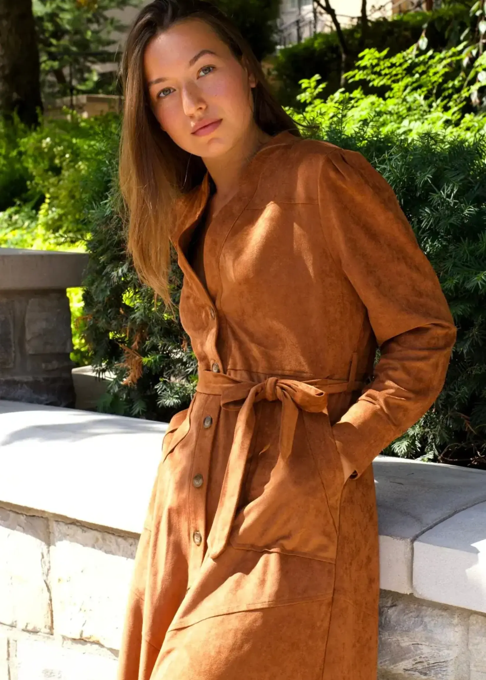 ANNICK ANNICK-ROBE FAUX SUÈDE ANASTASIA-25F005