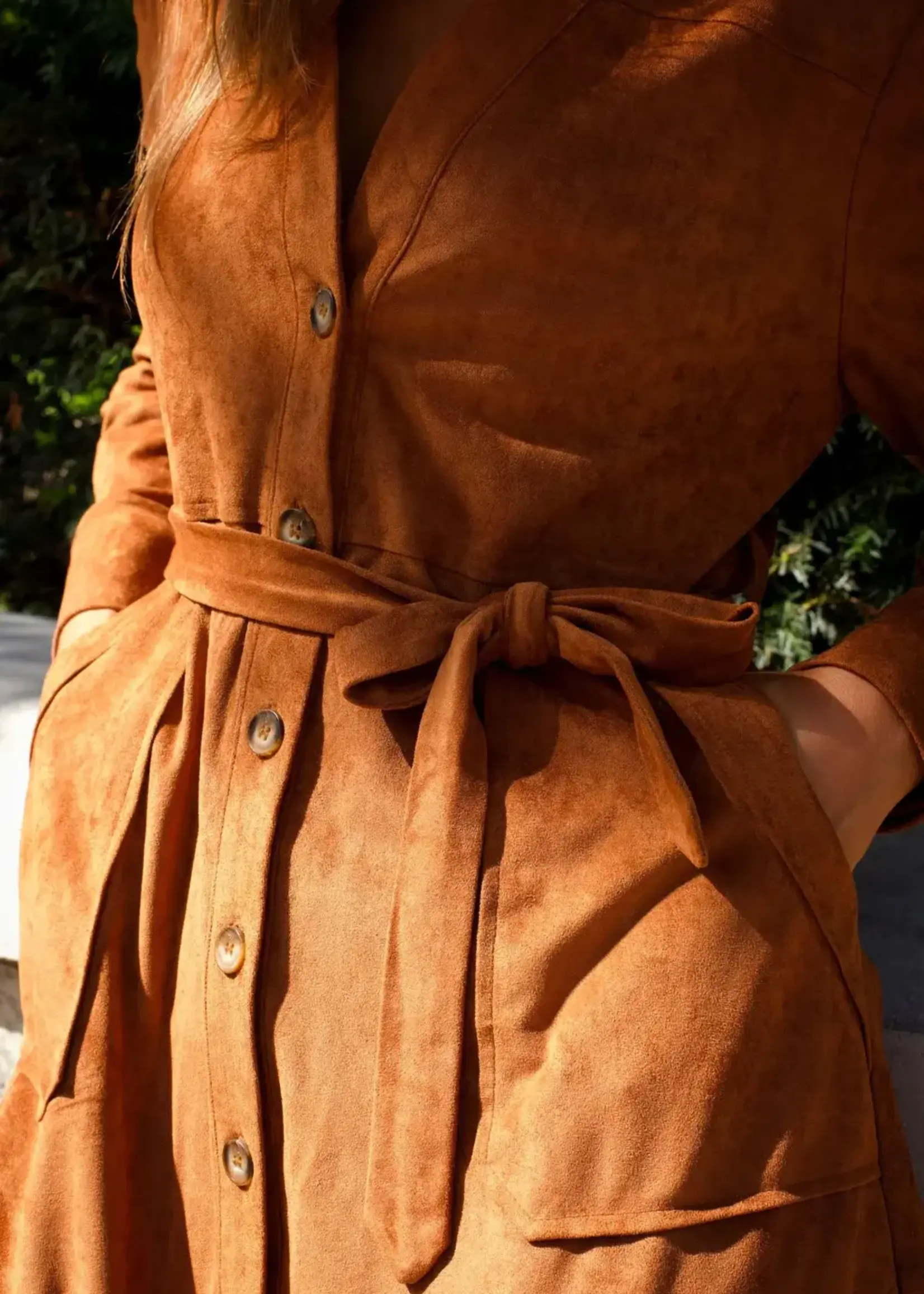 ANNICK ANNICK-ROBE FAUX SUÈDE ANASTASIA-25F005