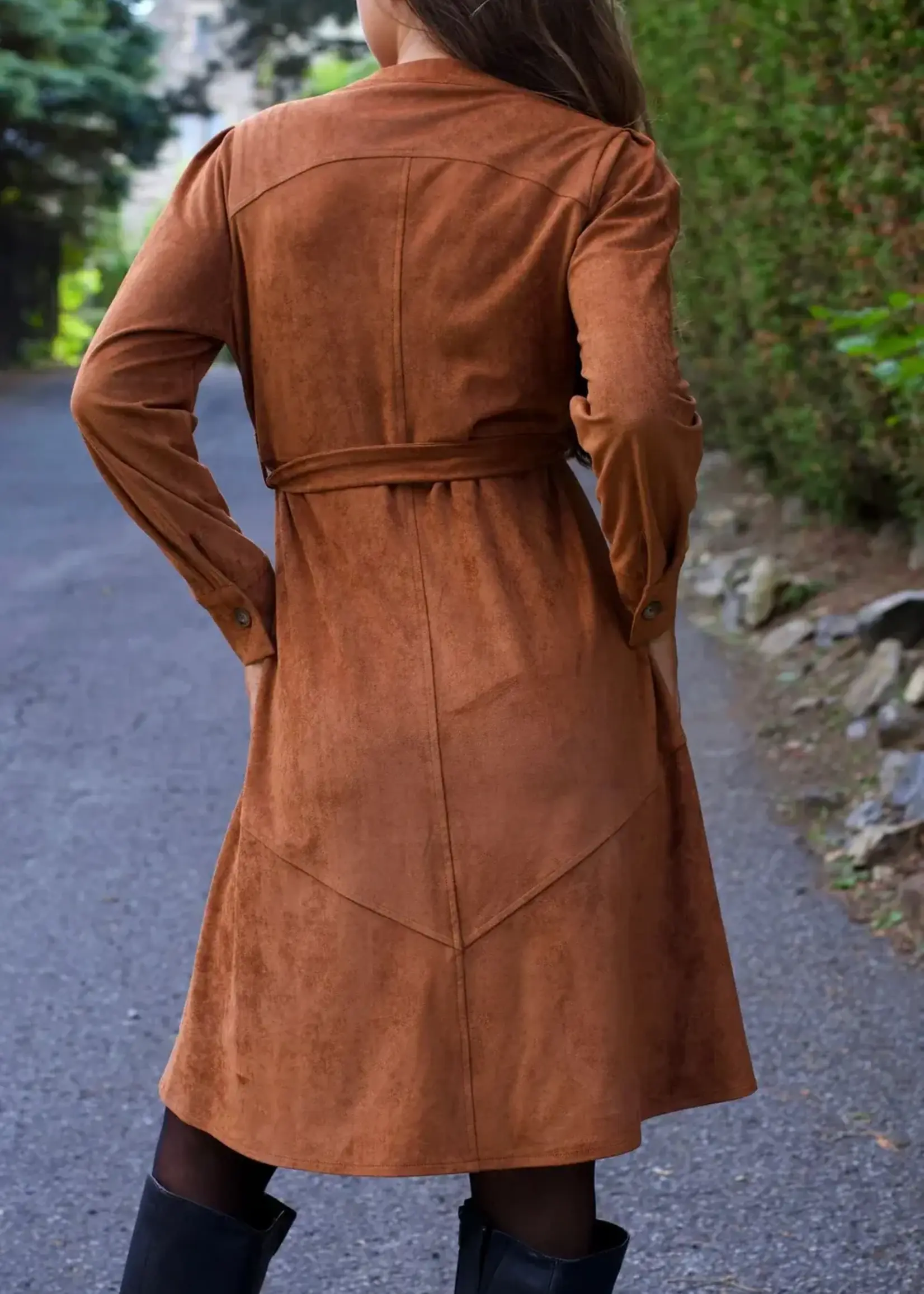 ANNICK ANNICK-ROBE FAUX SUÈDE ANASTASIA-25F005