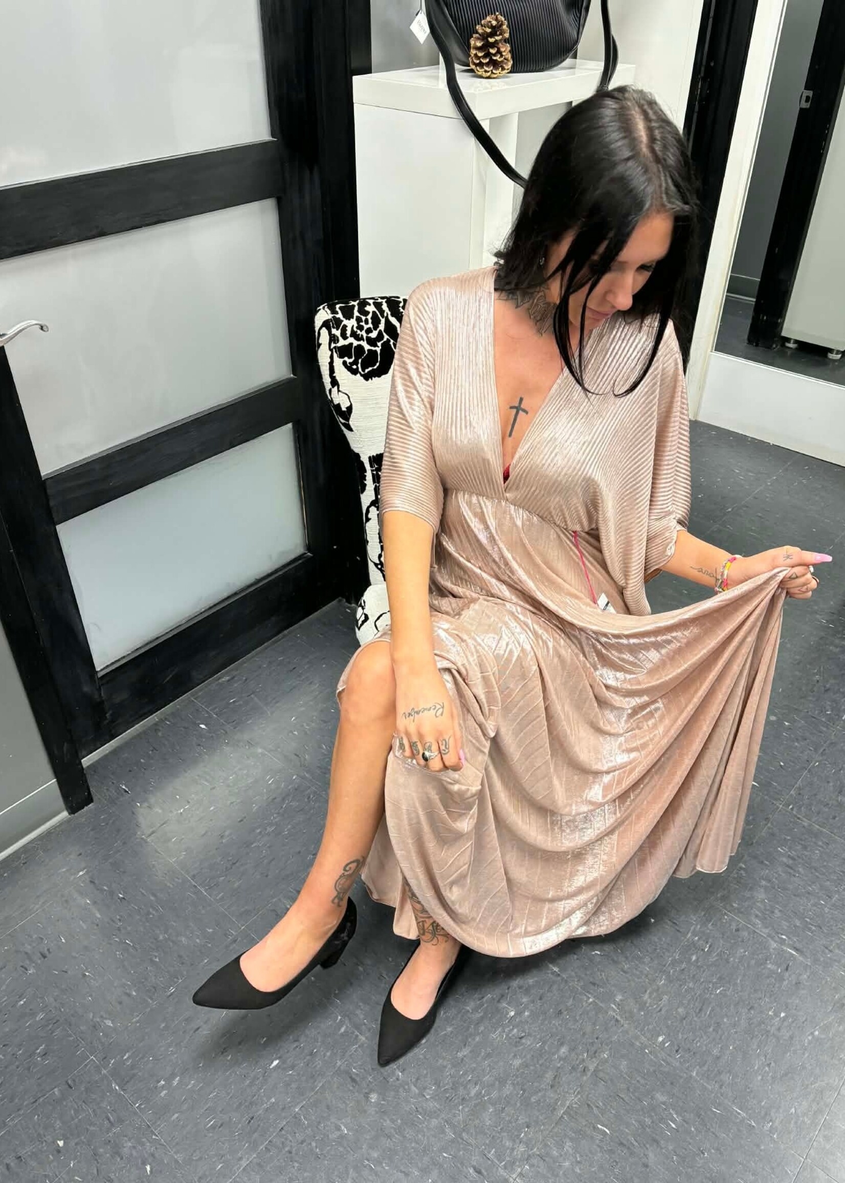 BH JEANS BH JEANS-ROBE LONGUE BRILLANTE-121401