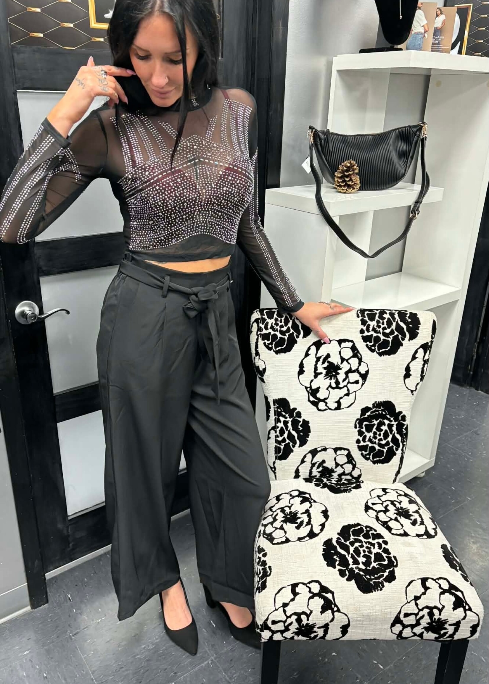 BH JEANS BH JEANS-CHANDAIL MESH BRILLANT-2029