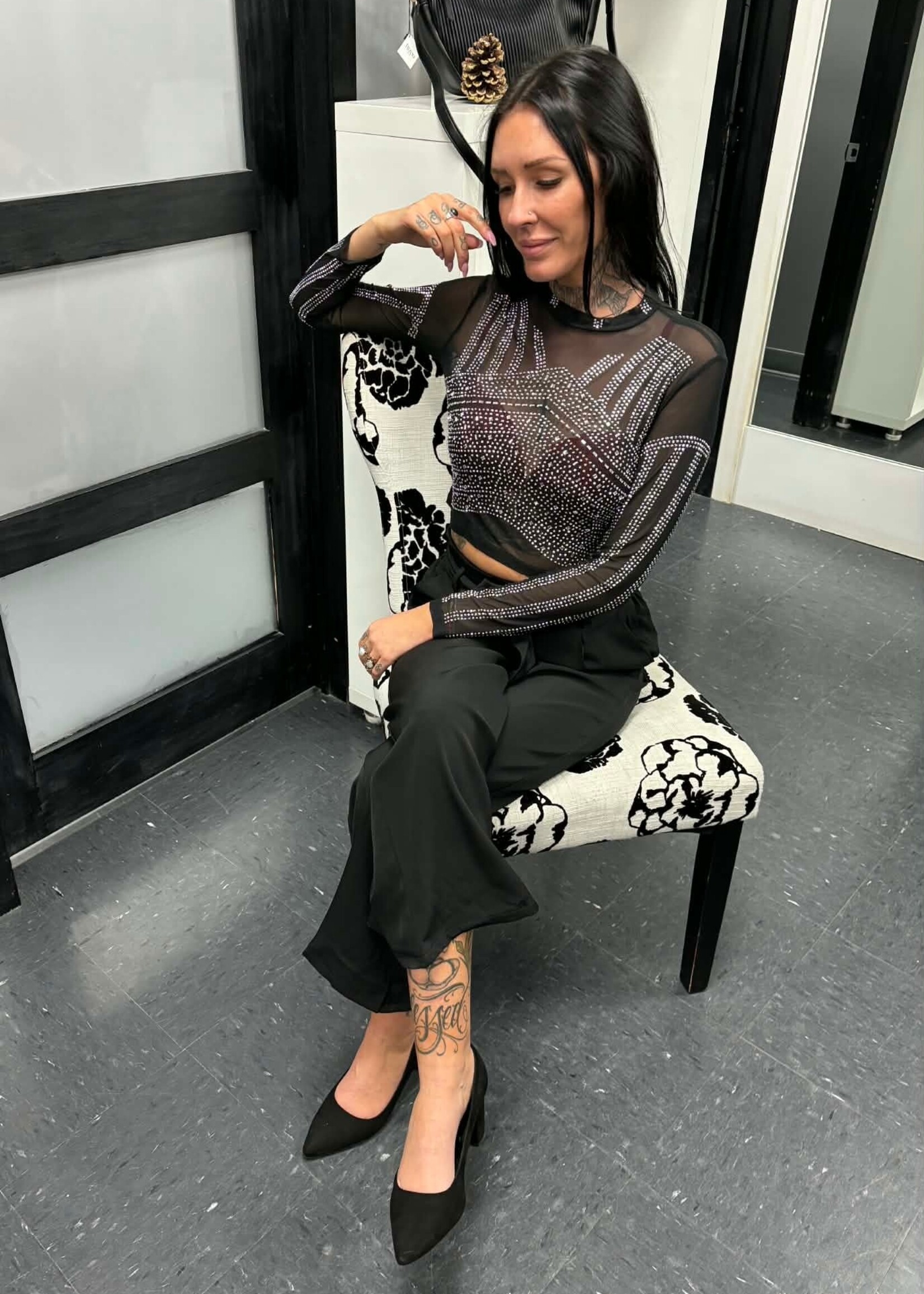 BH JEANS BH JEANS-CHANDAIL MESH BRILLANT-2029