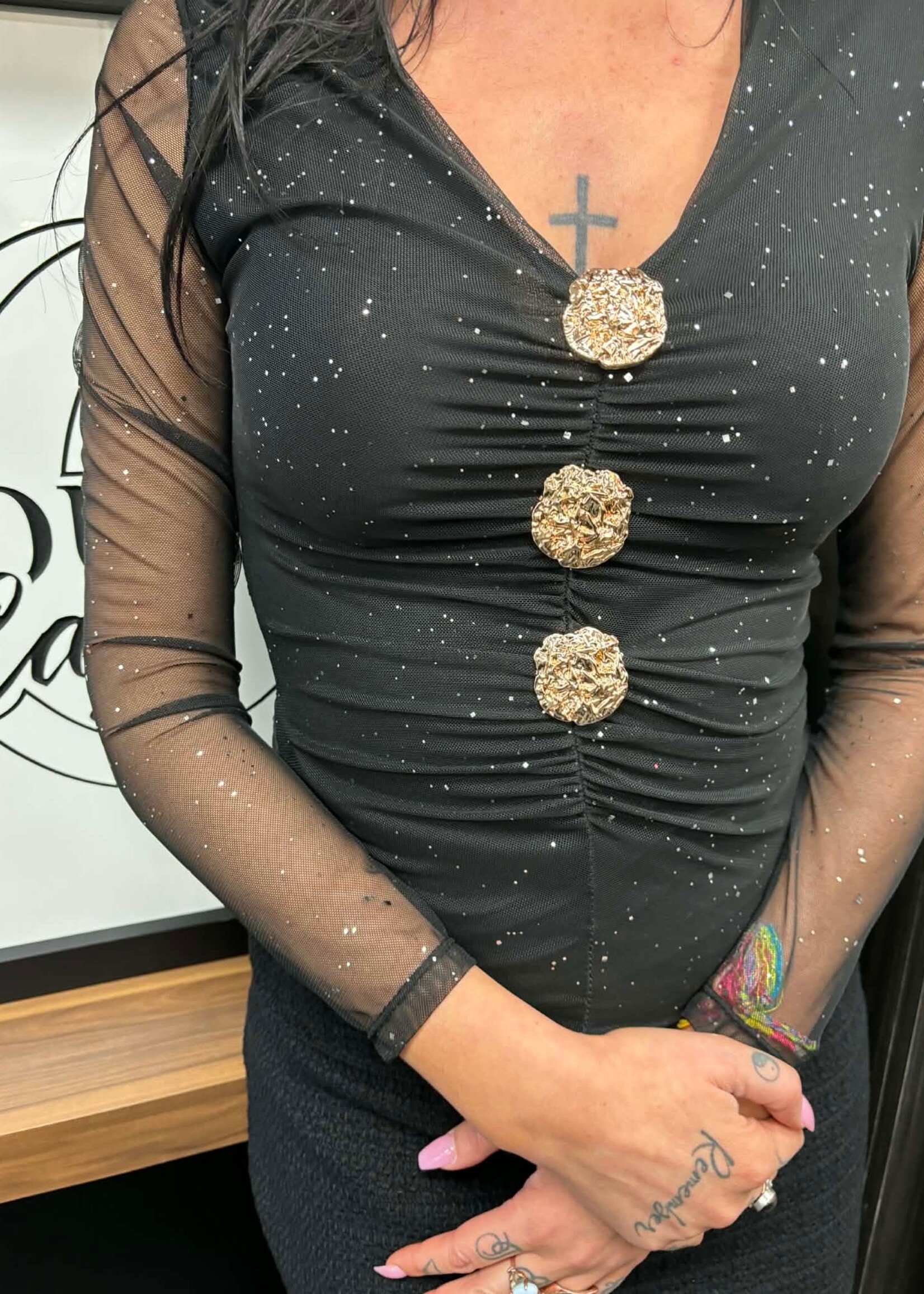 BH JEANS BH JEANS-CHANDAIL MESH-13357