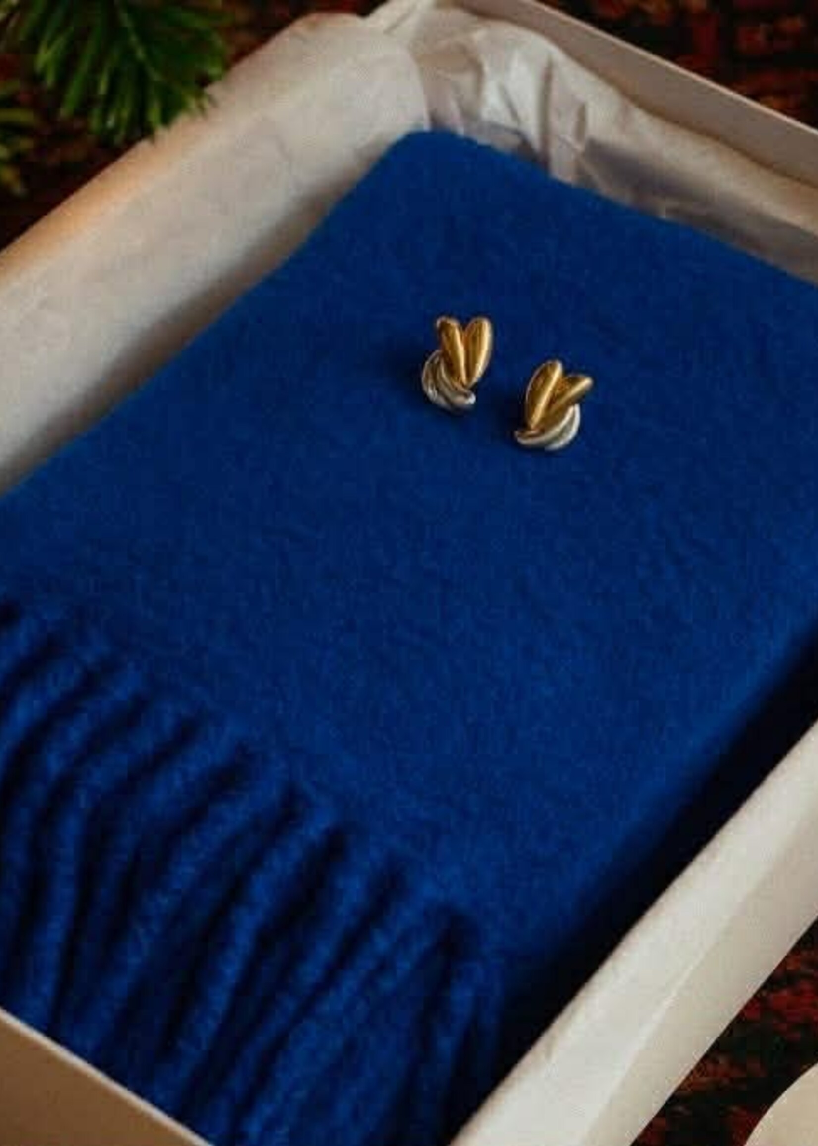 BIZOU BIZOU-BOUCLES OREILLES TORSADES DEUX TONS-8704