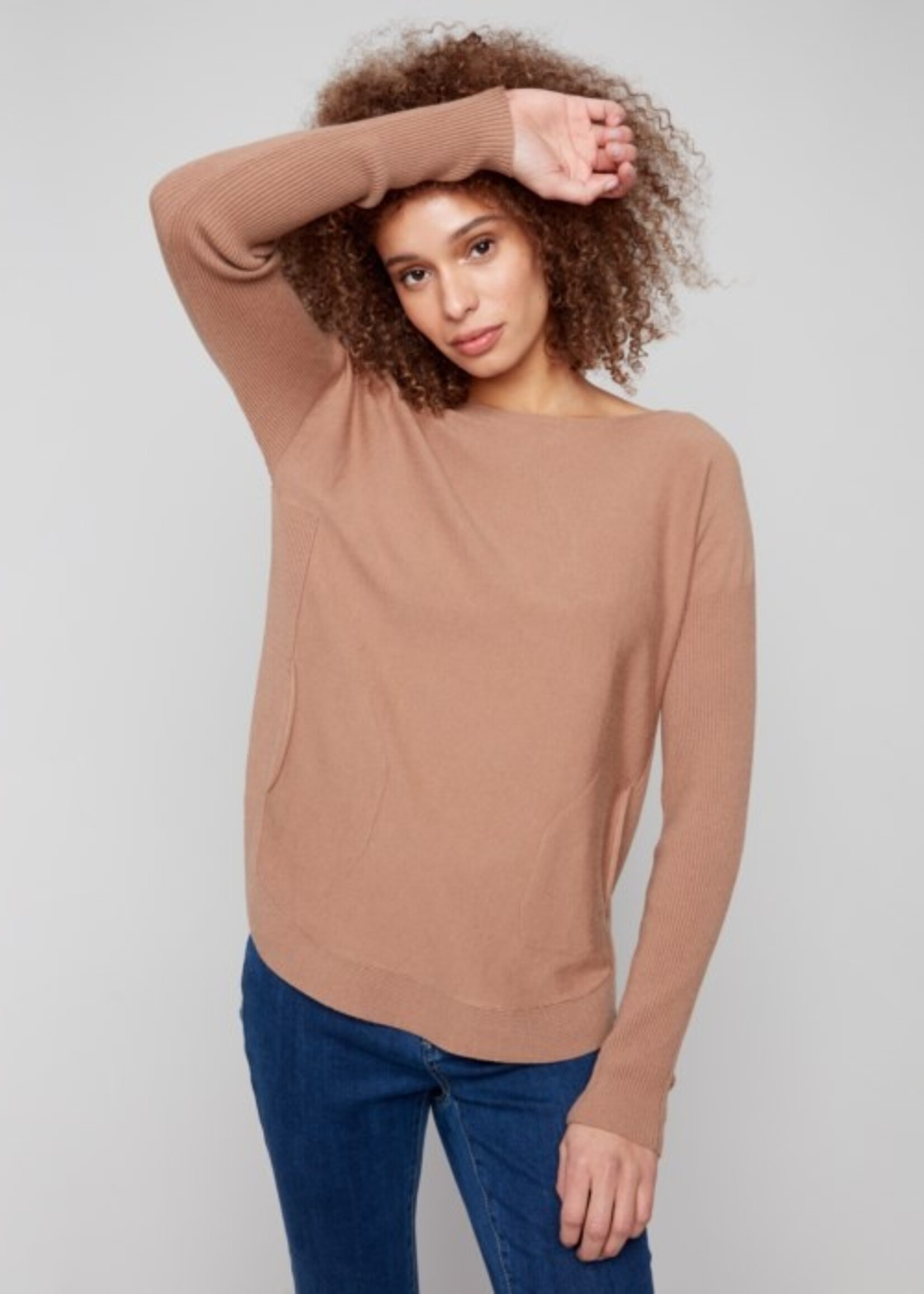 CHARLIE B CHARLIE-B SWEATER LACE-UP CUFFS-C2380Y-464A