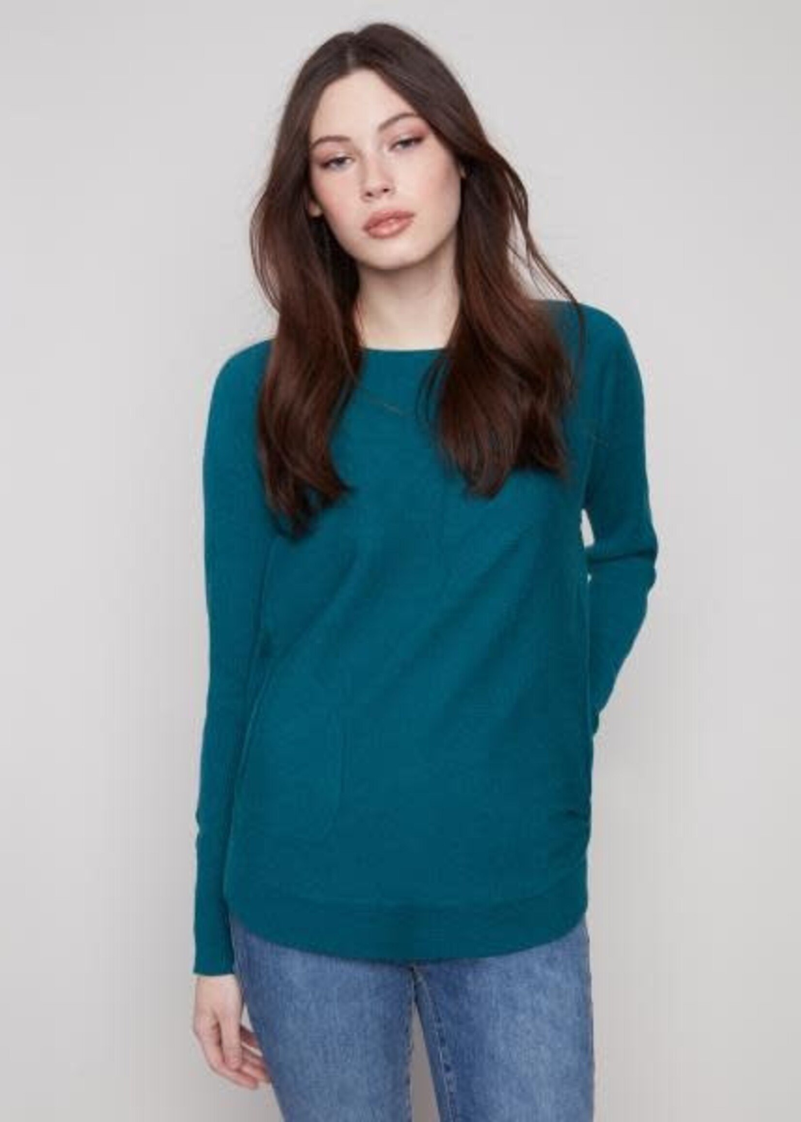 CHARLIE B CHARLIE-B SWEATER LACE-UP CUFFS-C2380Y-891