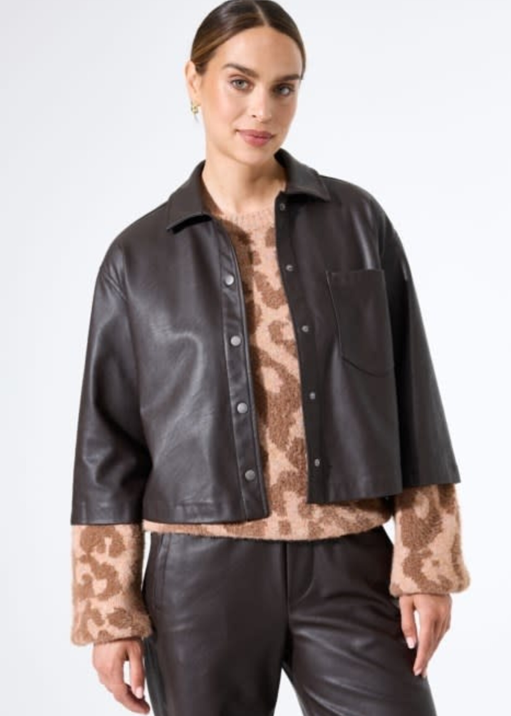 GARCIA-JACKET FAUX CUIR-J50092