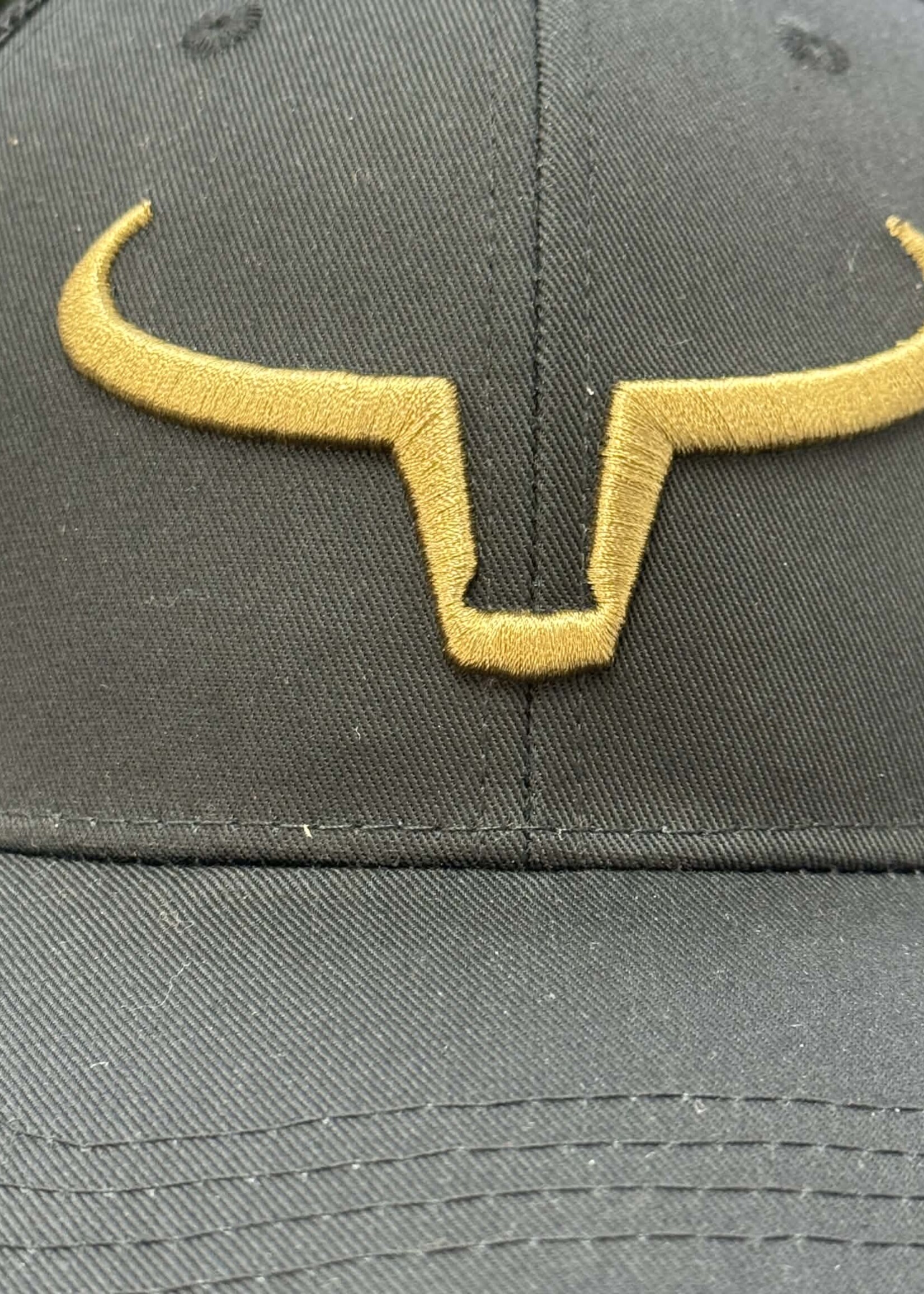 RANCH BRAND RANCH BRAND-CASQUETTE PONYTAIL FEMME NOIR AVEC CORNE BRUNE