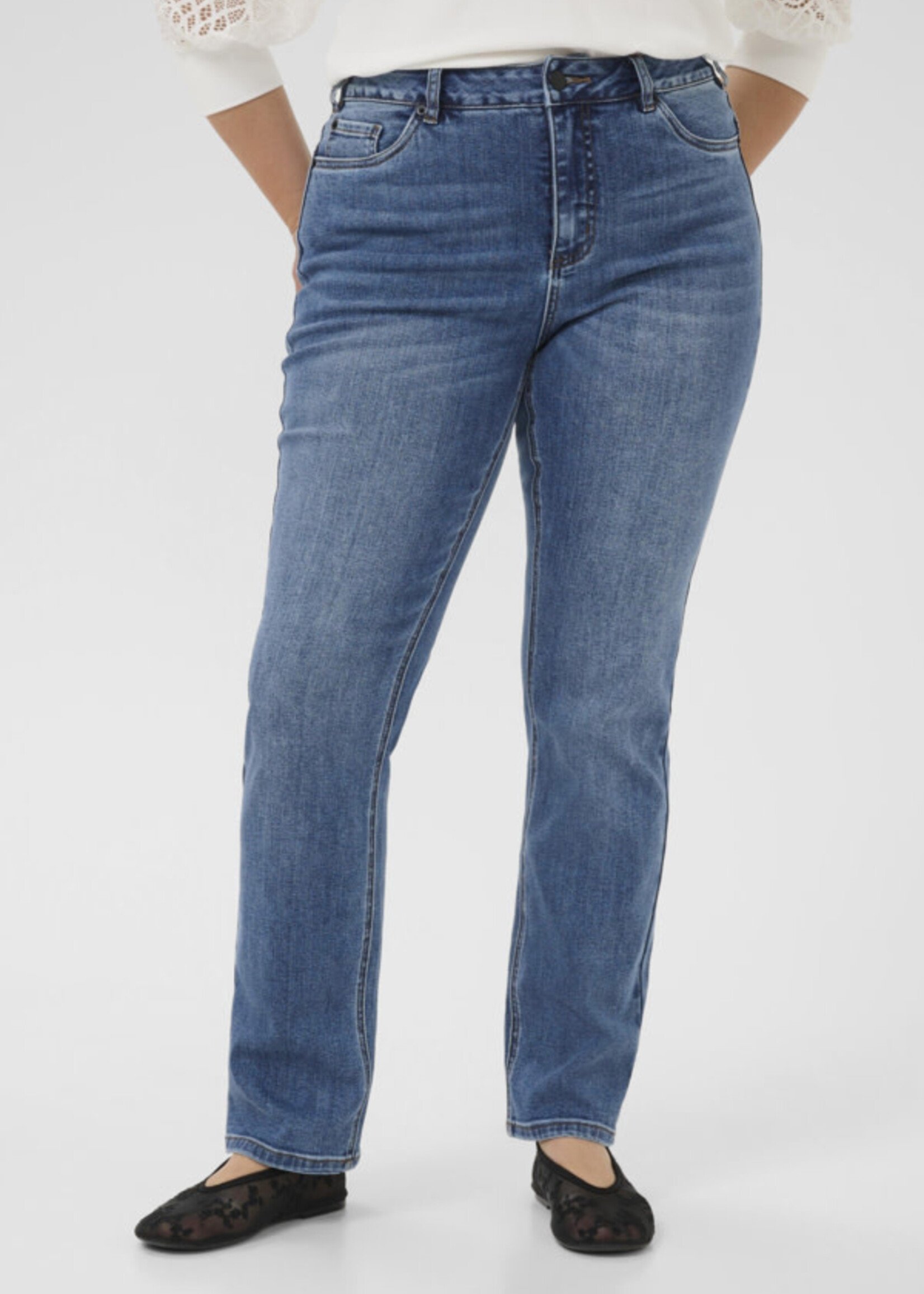 KAFFE CURVE KAFFE CURVE-JEANS JAMBE DROITE-10583961