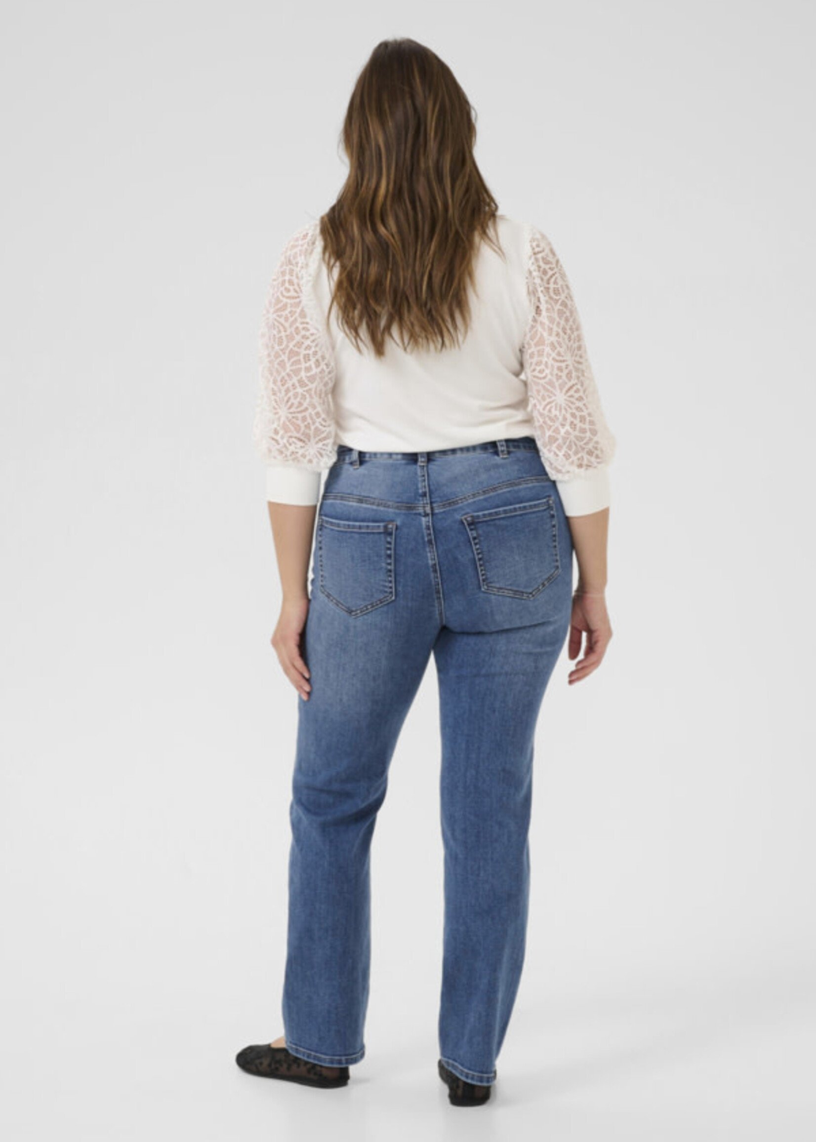 KAFFE CURVE KAFFE CURVE-JEANS JAMBE DROITE-10583961