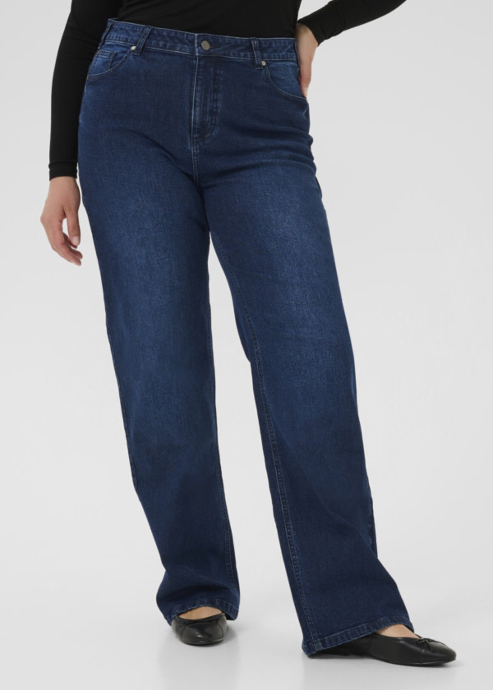 KAFFE CURVE KAFFE CURVE-JEANS ÉVASÉ-10583712