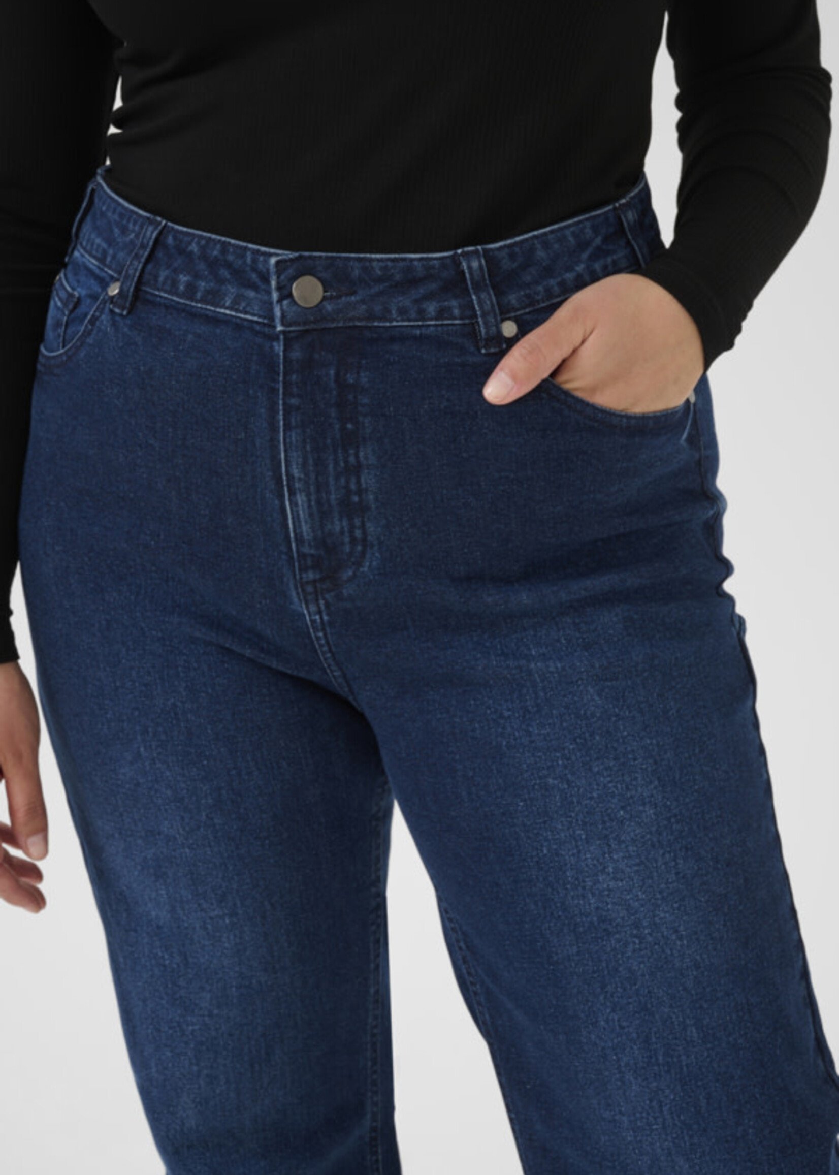 KAFFE CURVE KAFFE CURVE-JEANS ÉVASÉ-10583712