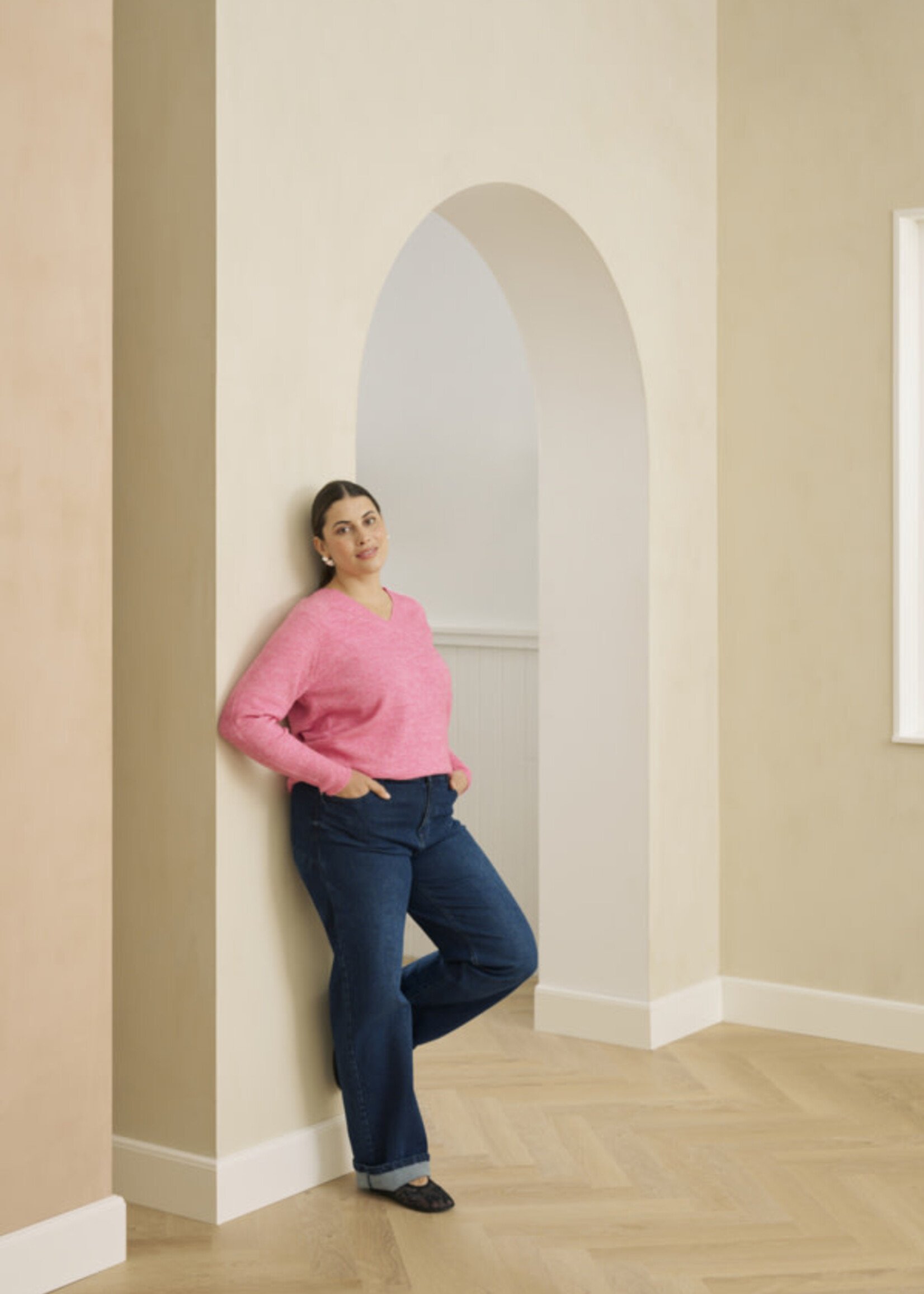 KAFFE CURVE KAFFE CURVE-JEANS ÉVASÉ-10583712