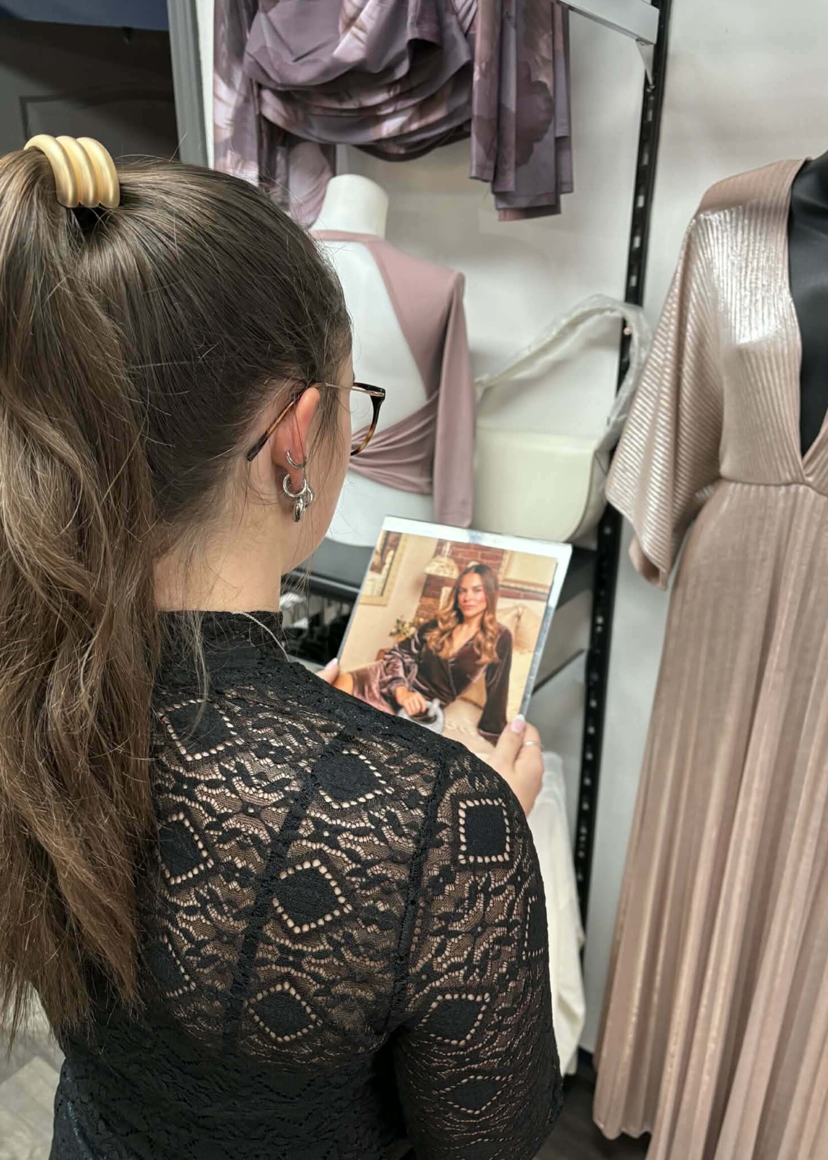 BIZOU BIZOU-ÉLASTIQUE NOIR ET DORÉ-7806