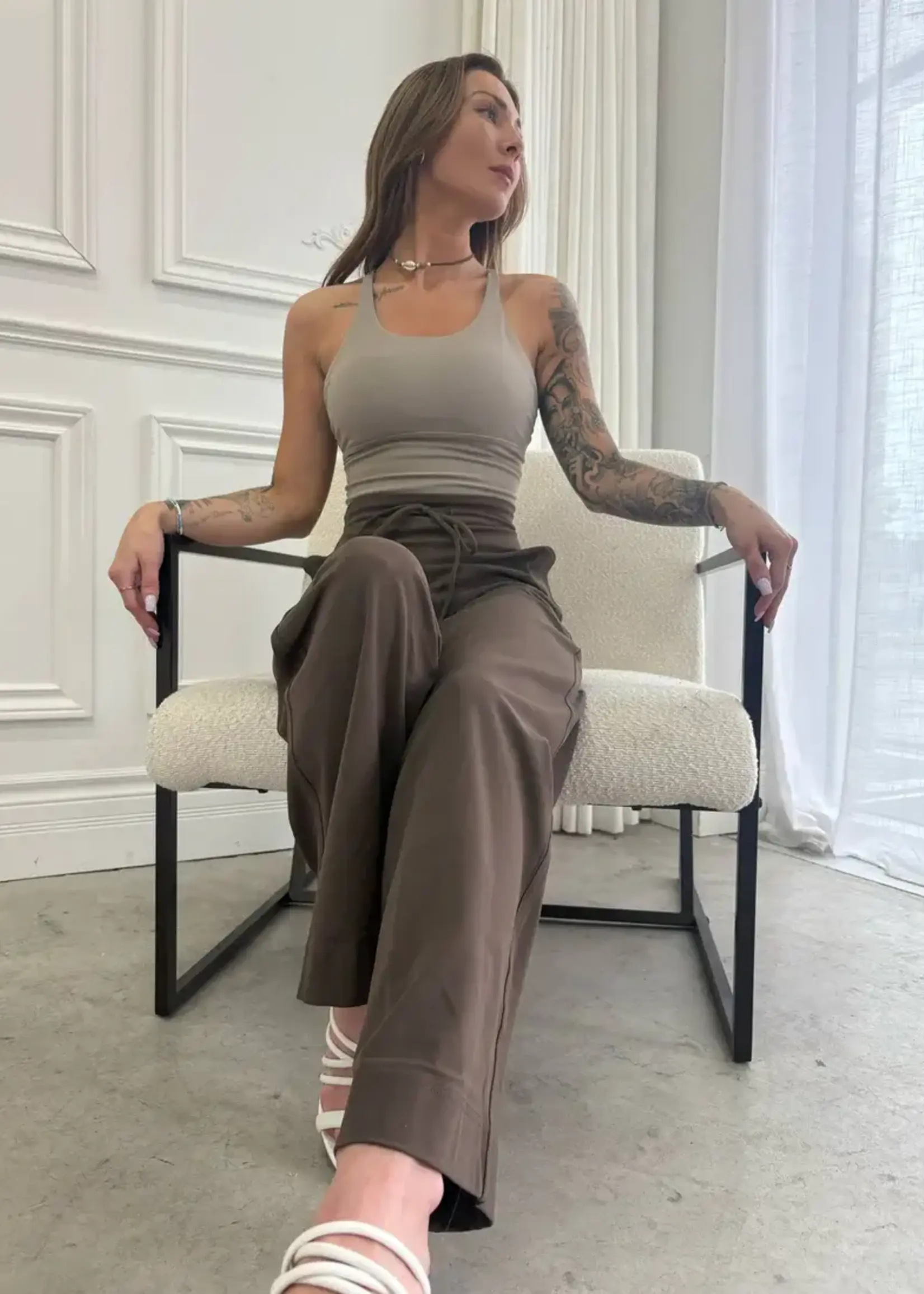 MP COLLECTION MP COLLECTION-PANTALON COZY