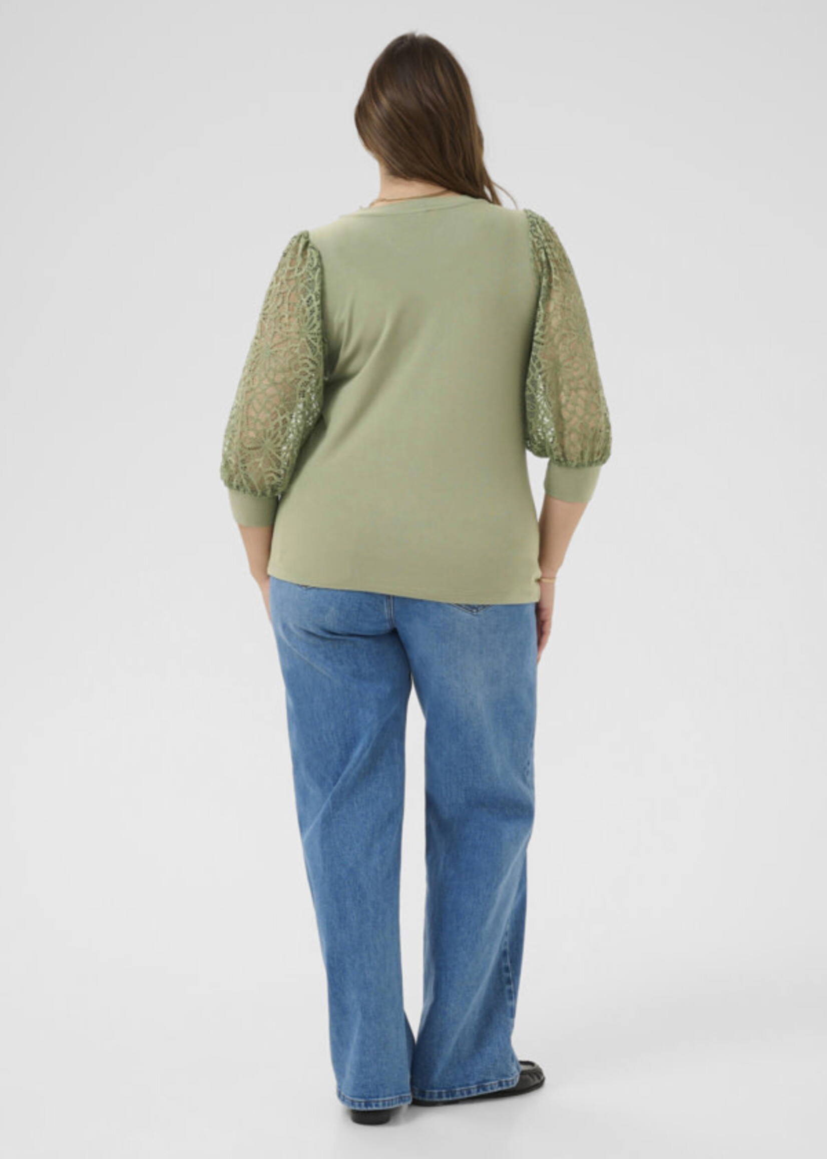 KAFFE CURVE KAFFE CURVE-CHANDAIL DENTELLE-10581899