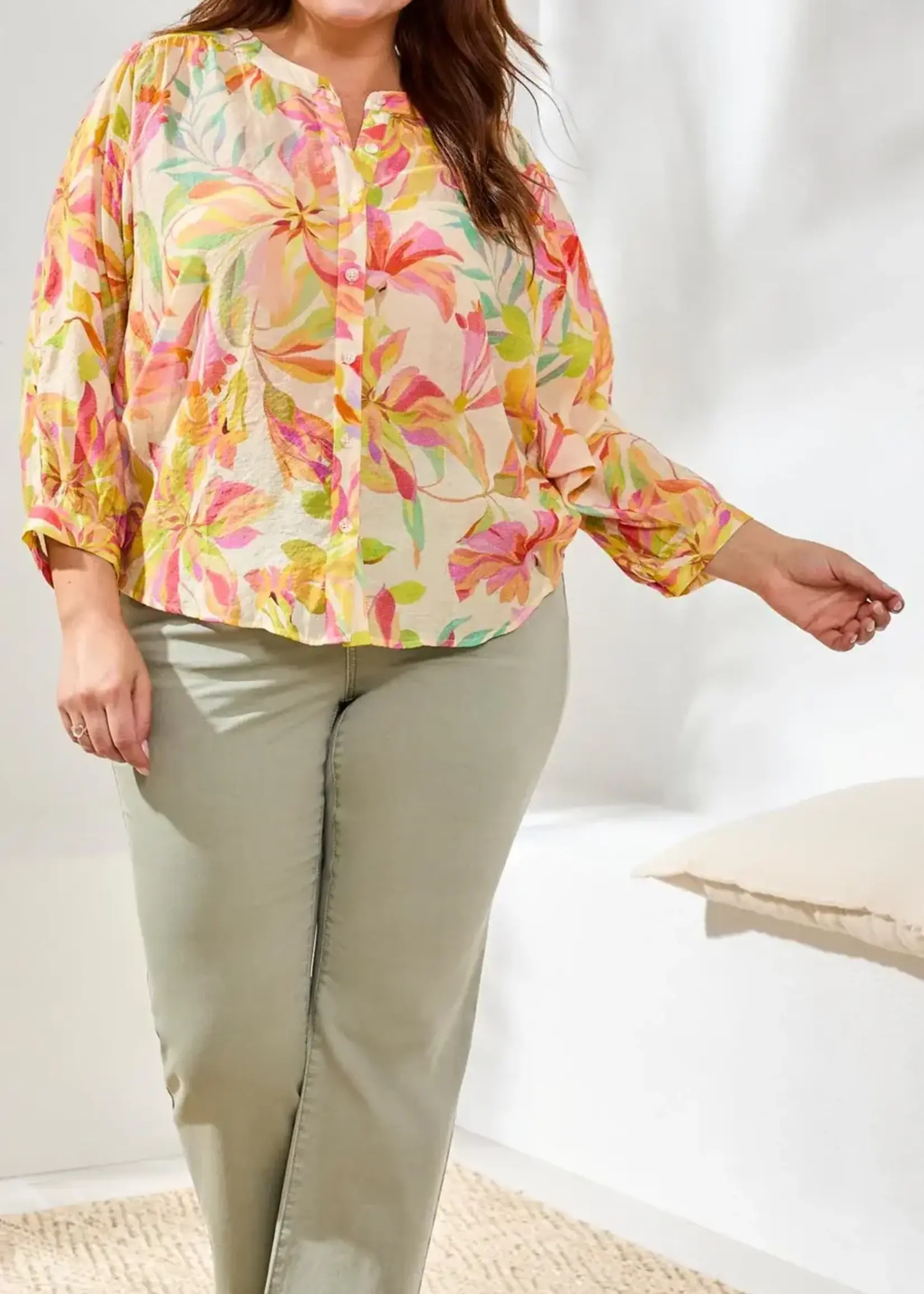 TRIBAL FASHION TRIBAL-CHEMISIER-5539V-4996-2530