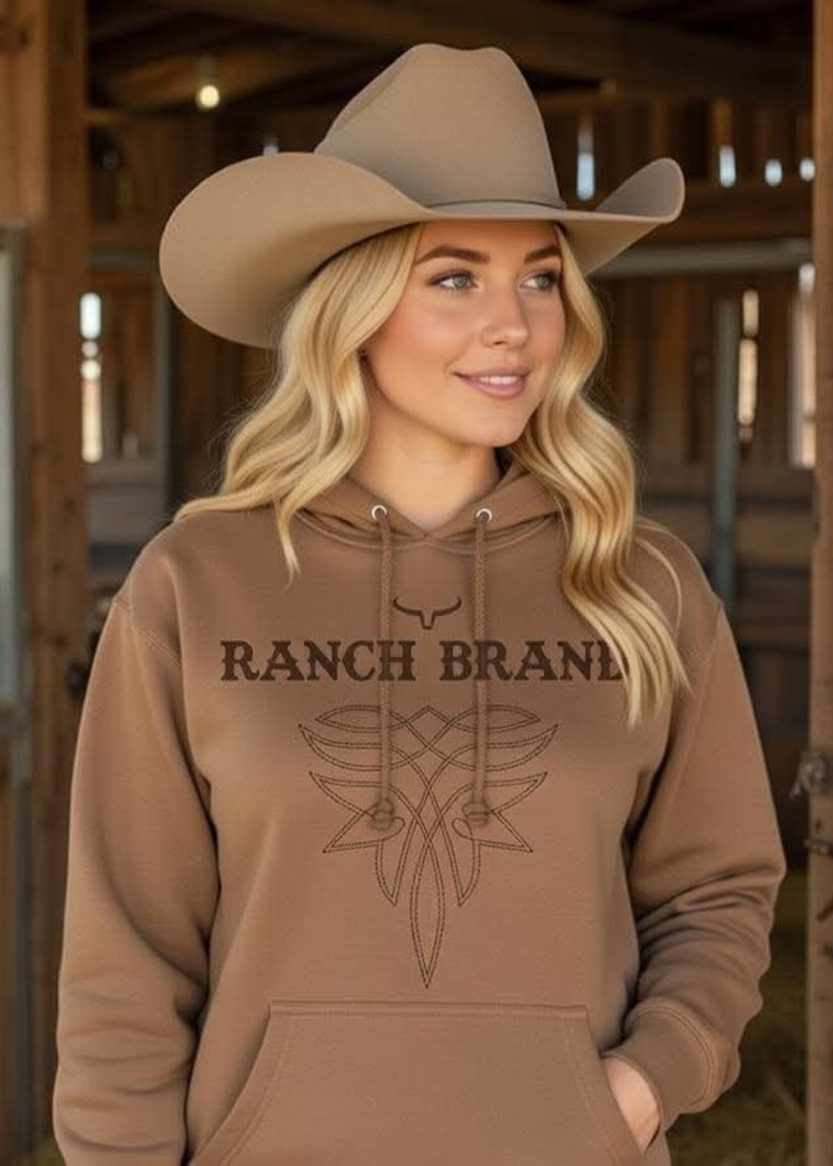 RANCH BRAND RANCH BRAND-HOODIE STITCHES