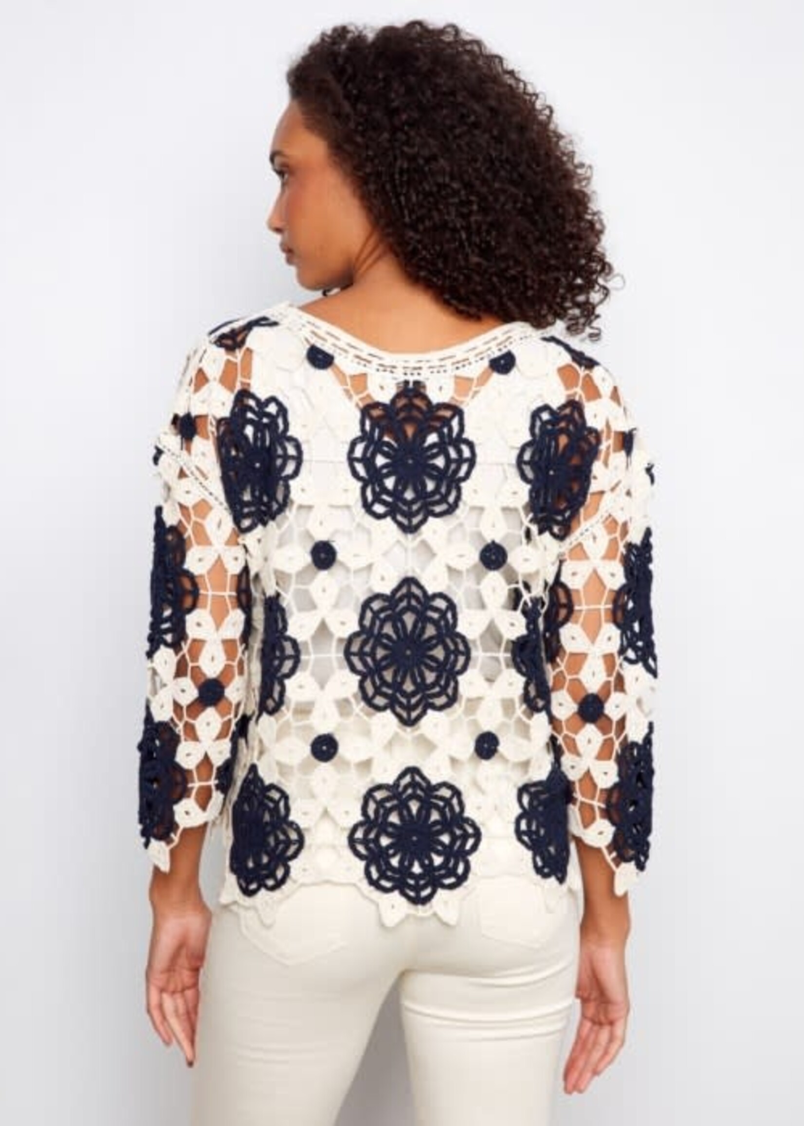 CHARLIE B CHARLIE B-CHANDAIL CROCHET-C4499F