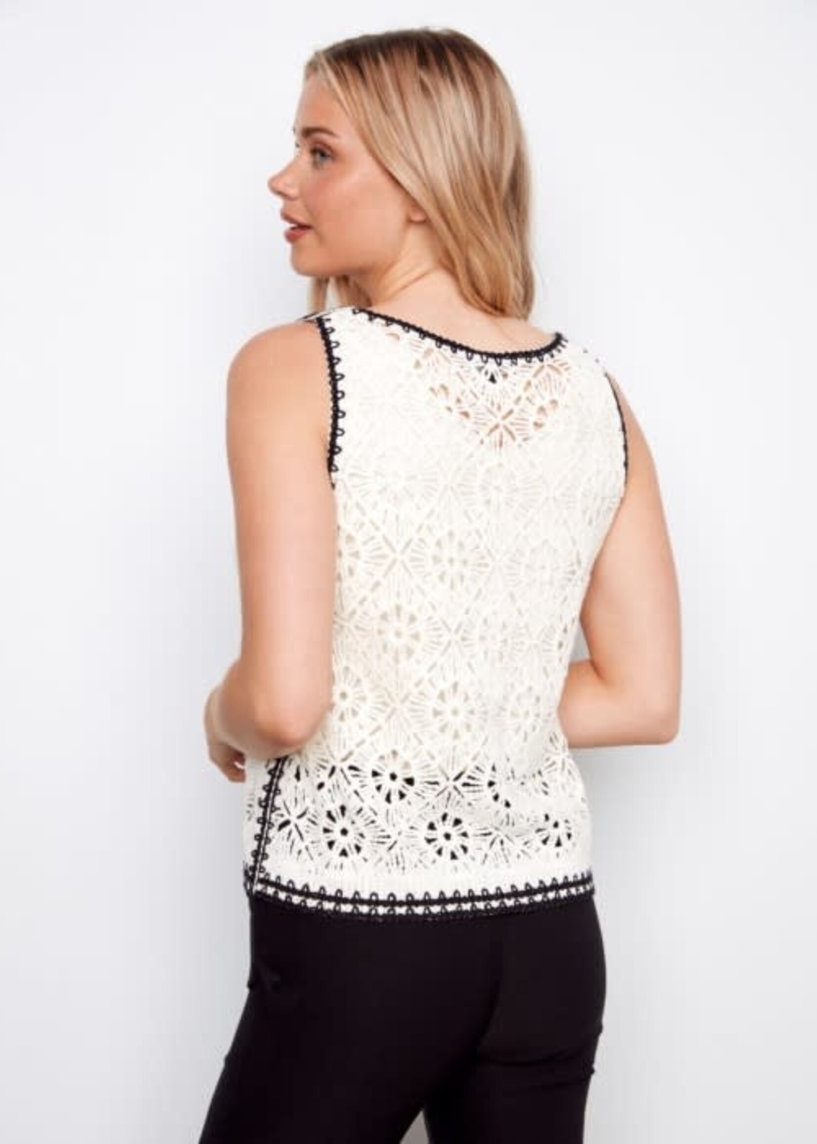 CHARLIE B CHARLIE B-CAMI CROCHET-C4656