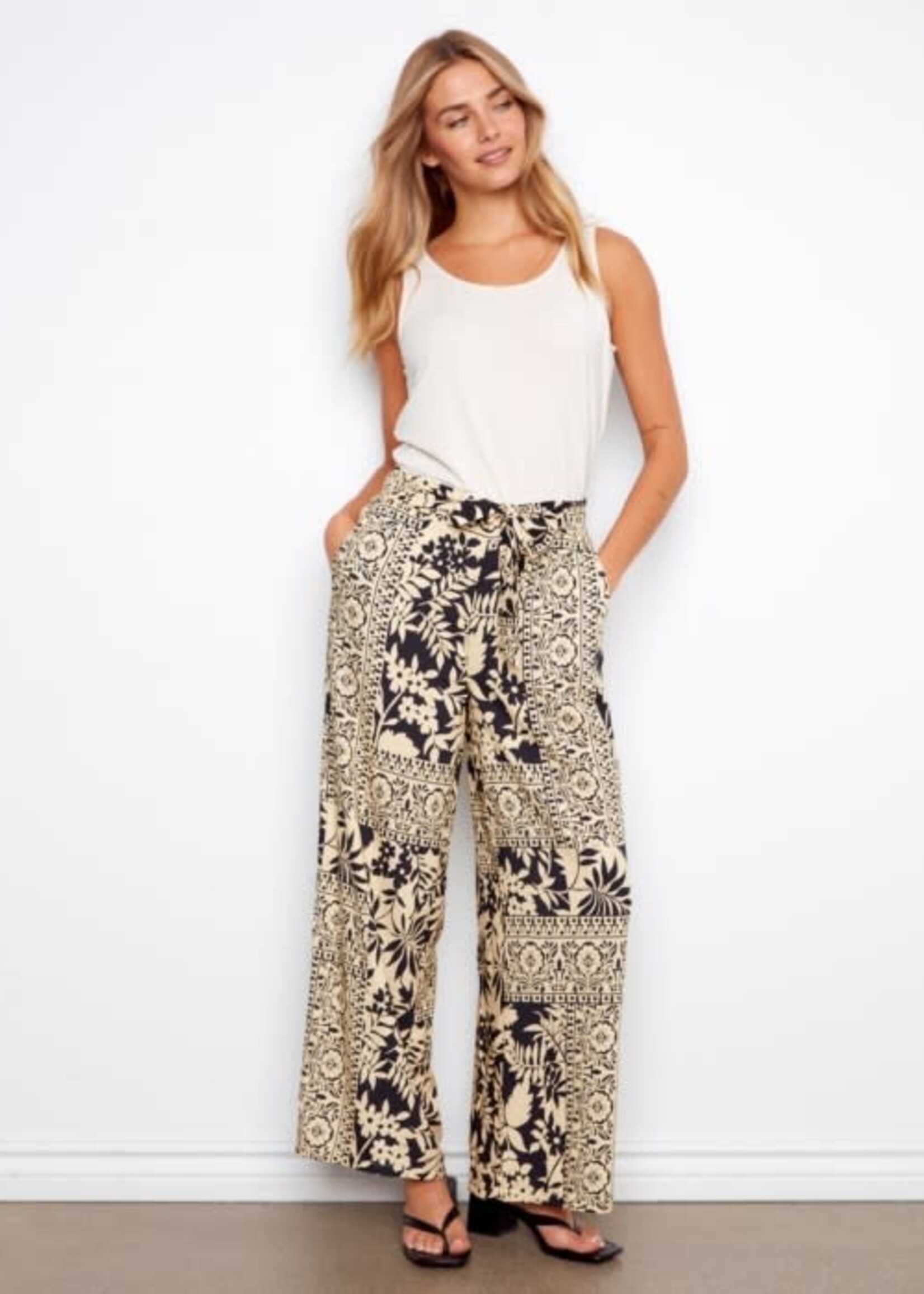 CHARLIE B CHARLIE B-PANTALON ÉVASÉ-C5740