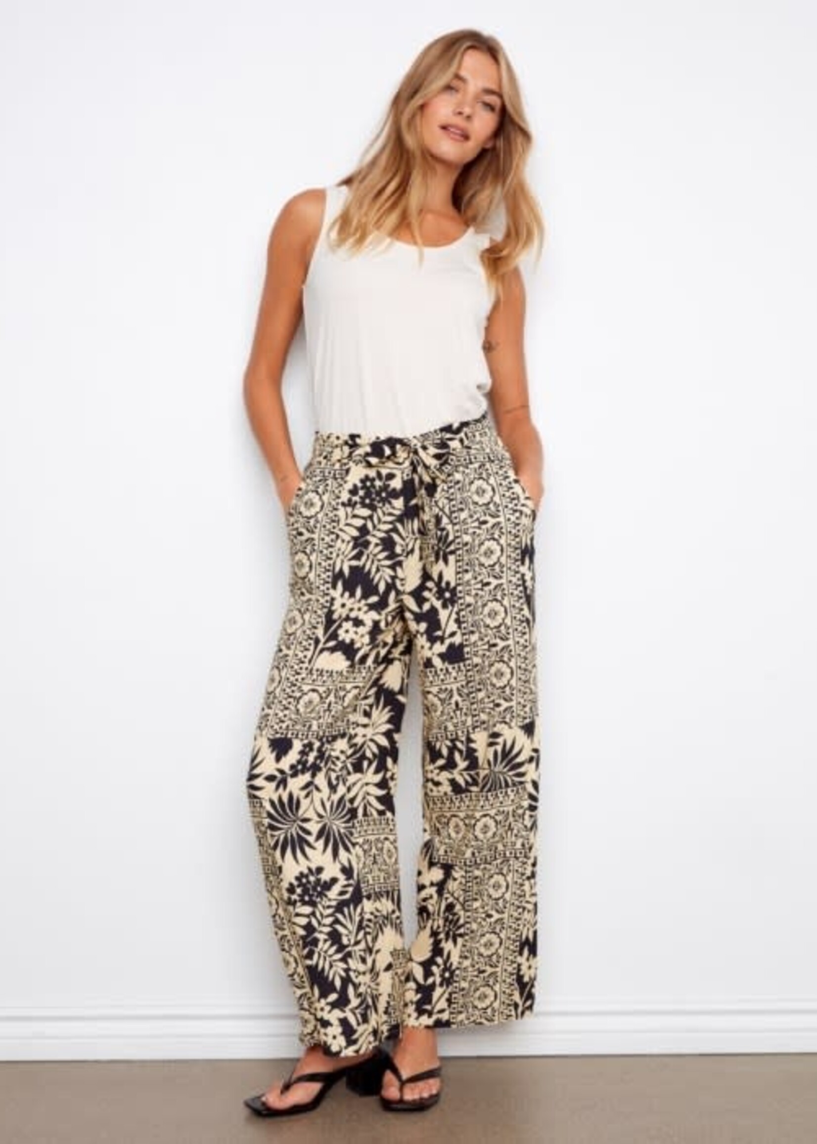 CHARLIE B CHARLIE B-PANTALON ÉVASÉ-C5740