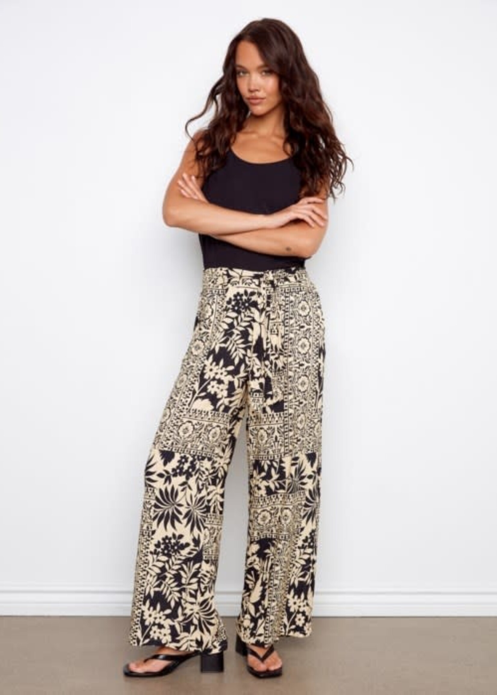 CHARLIE B CHARLIE B-PANTALON ÉVASÉ-C5740