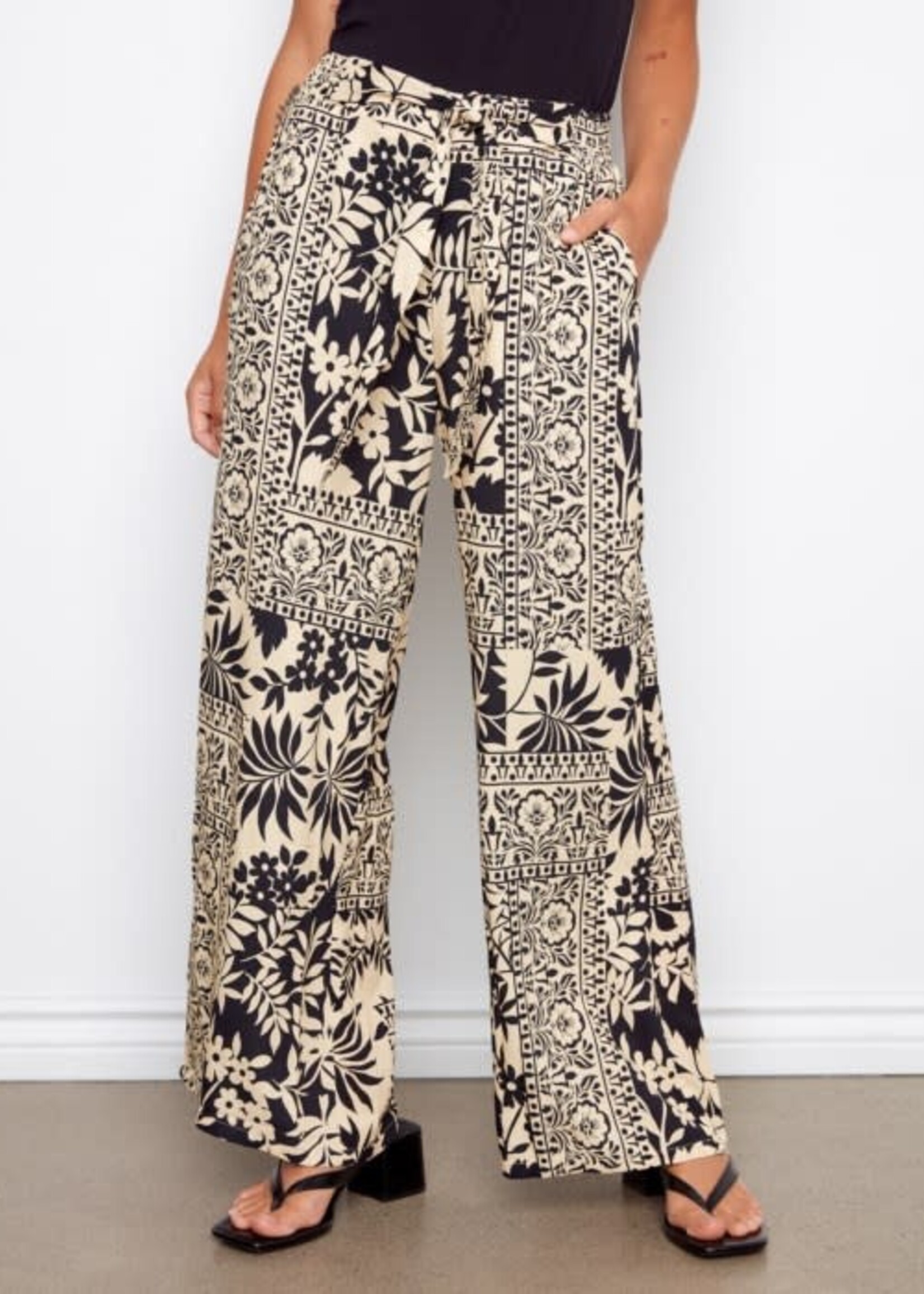 CHARLIE B CHARLIE B-PANTALON ÉVASÉ-C5740