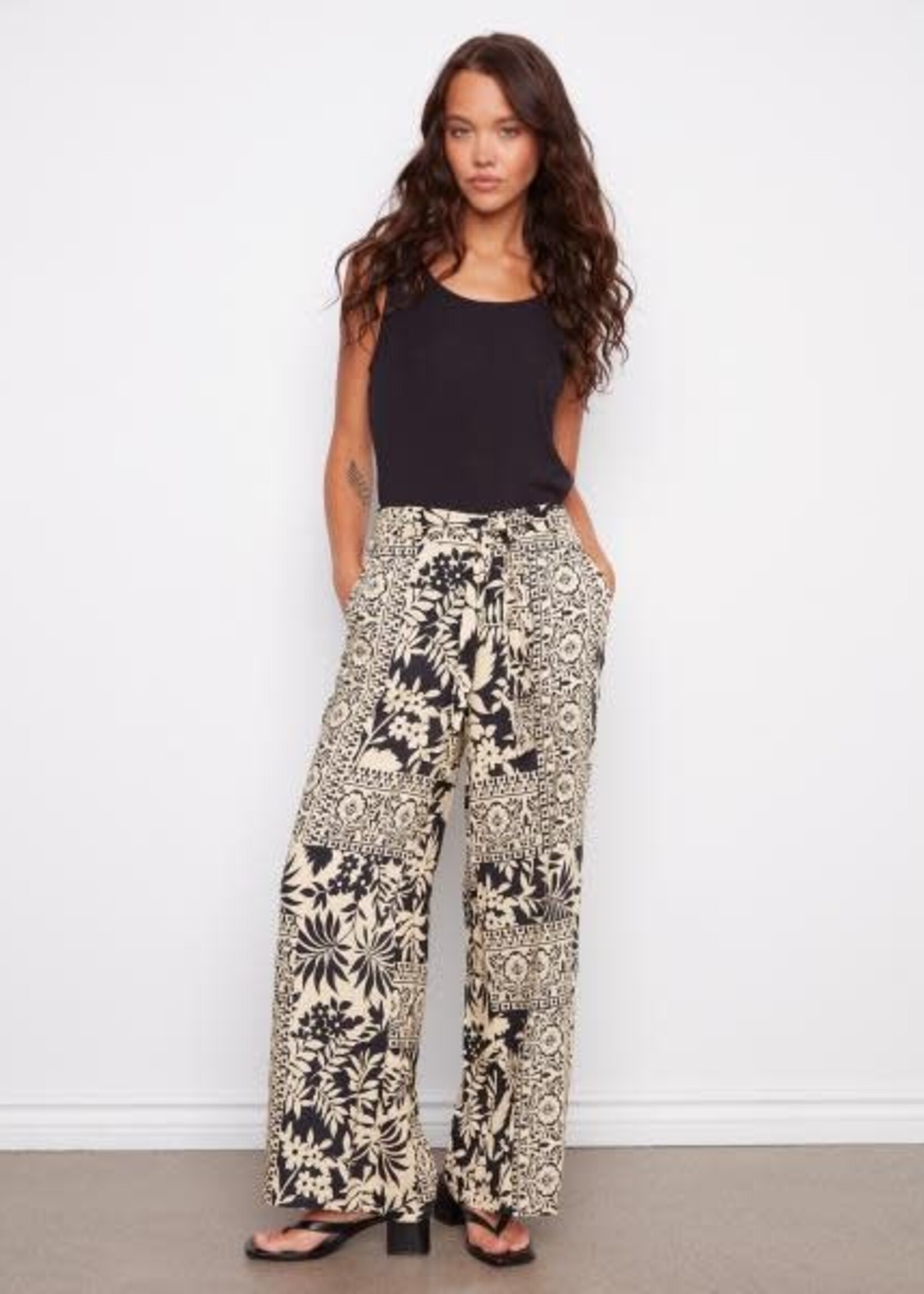CHARLIE B CHARLIE B-PANTALON ÉVASÉ-C5740