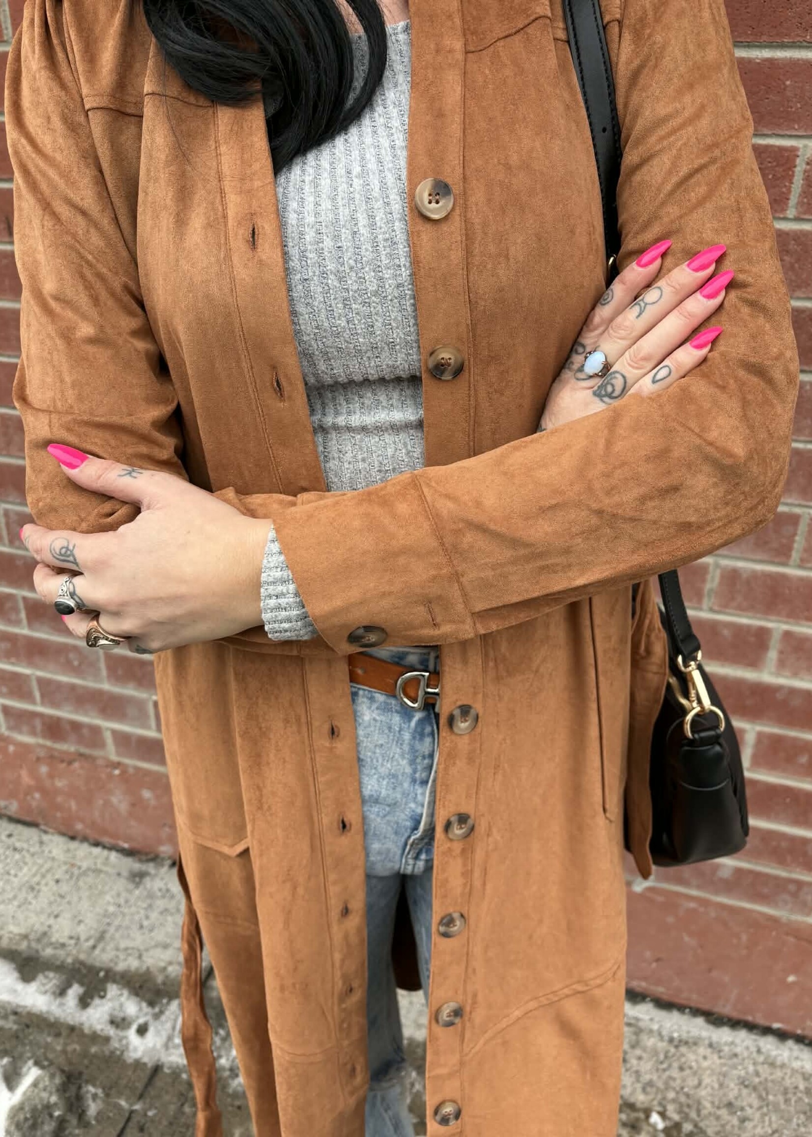 ANNICK ANNICK-ROBE FAUX SUÈDE ANASTASIA-25F005